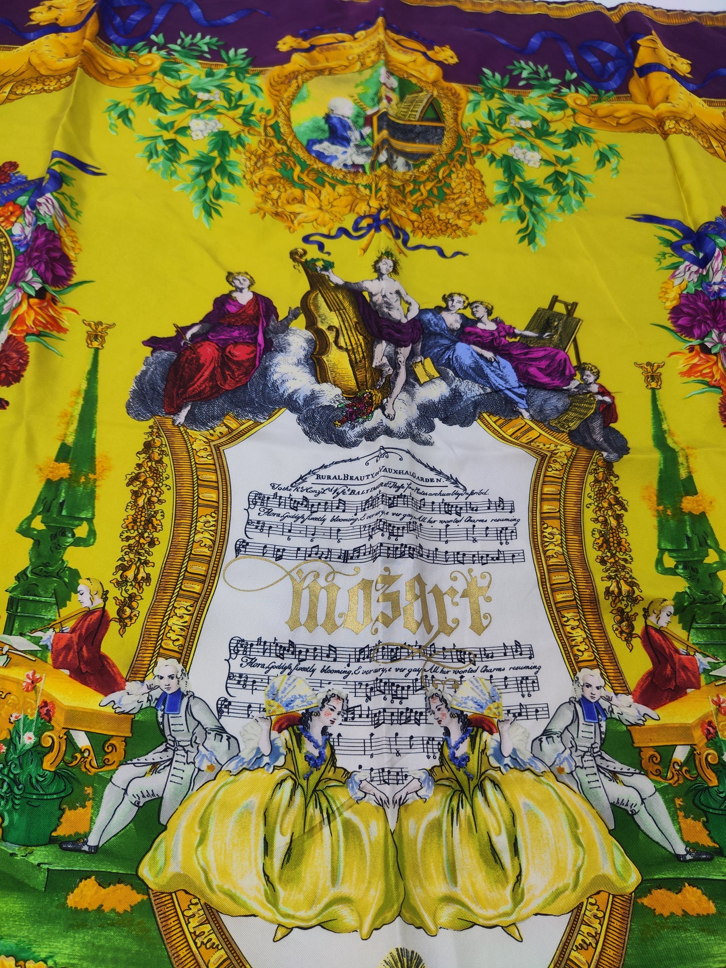 Foulard Versace Atelier viola