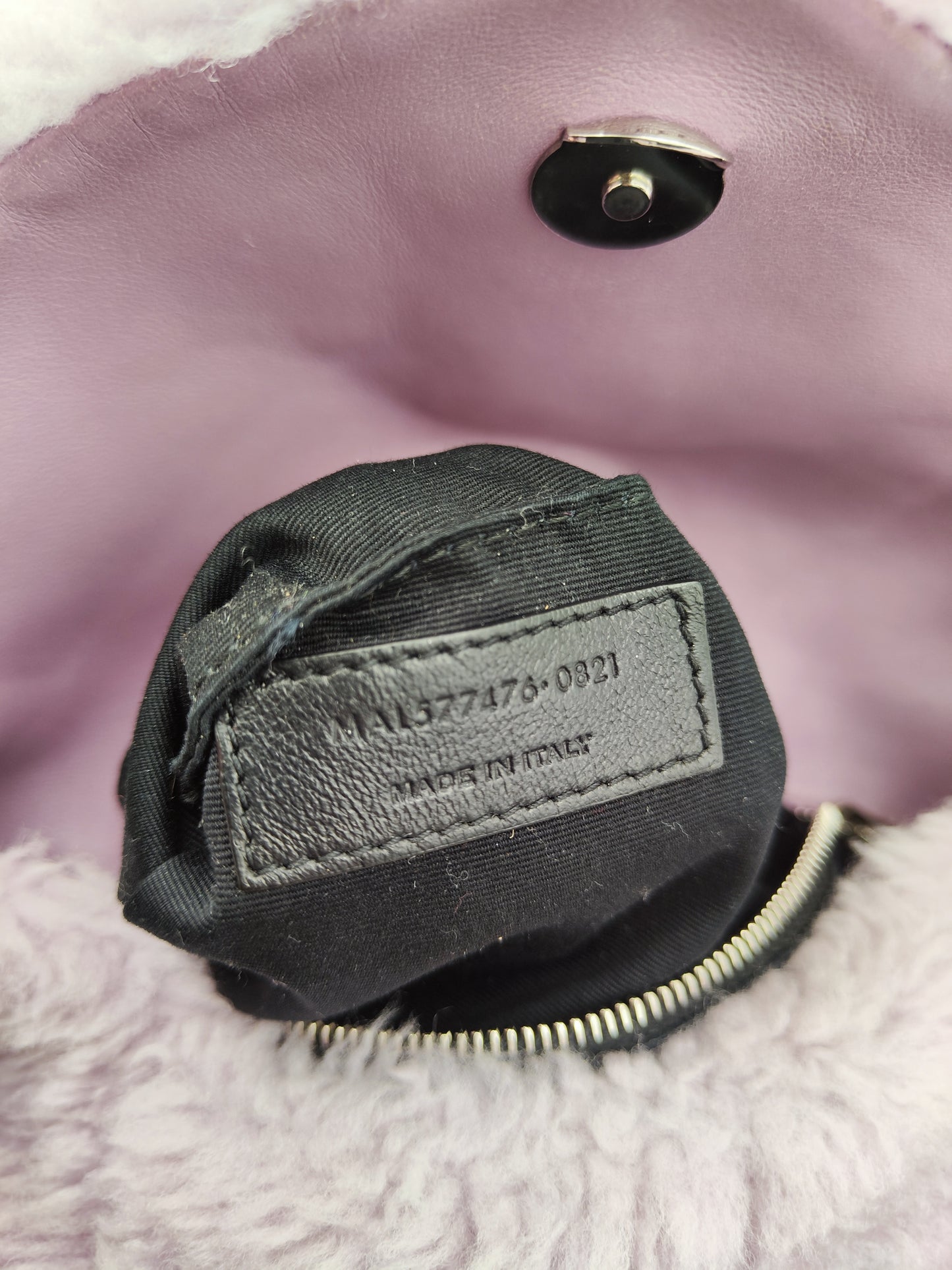 Saint Laurent Puffer shearling