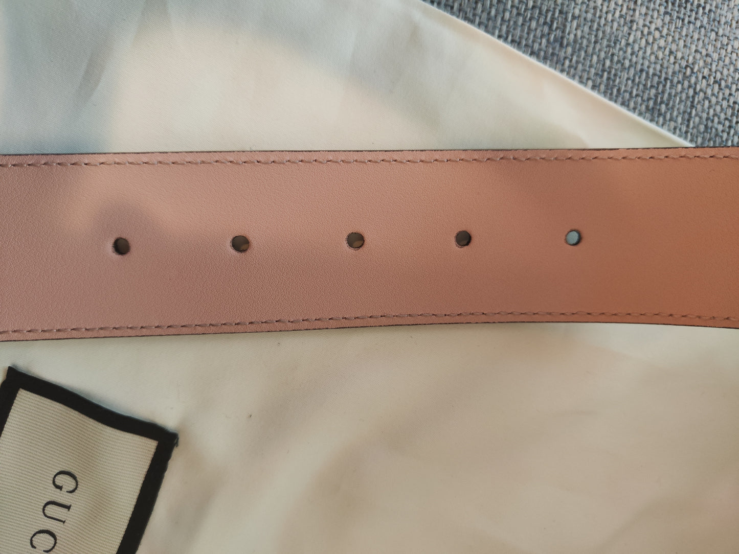 Cintura GG rosa Monogram