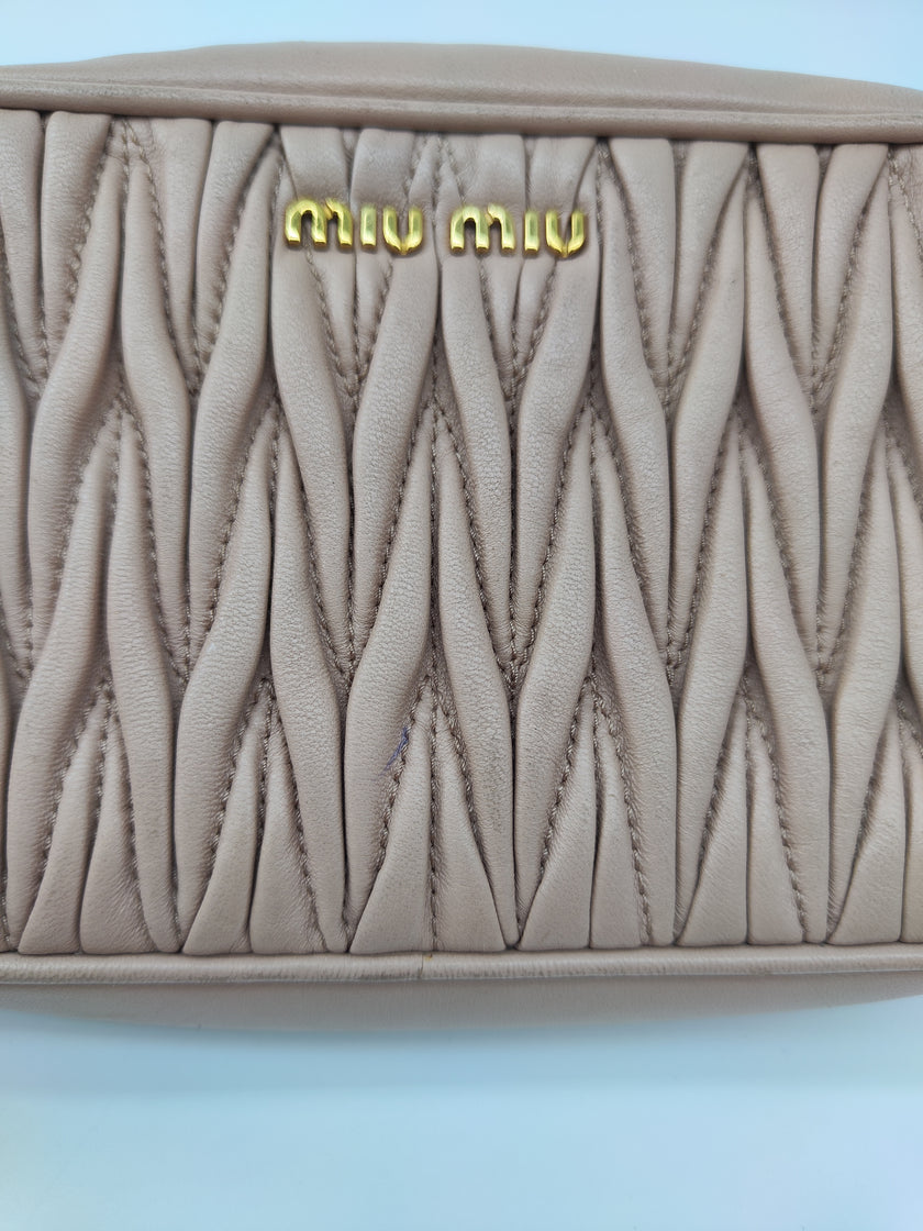 Miu Miu beige tracolla
