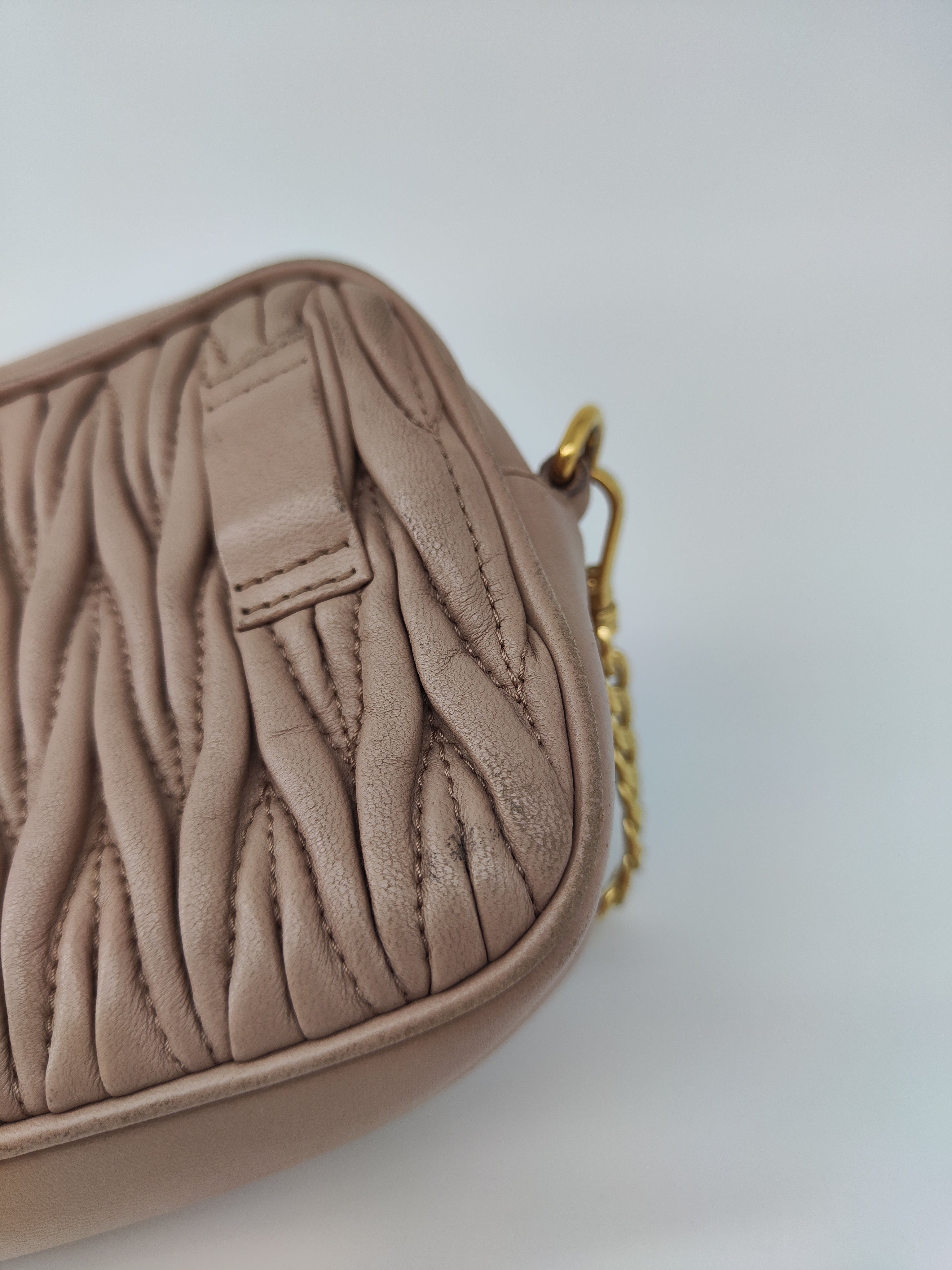 Miu Miu beige tracolla