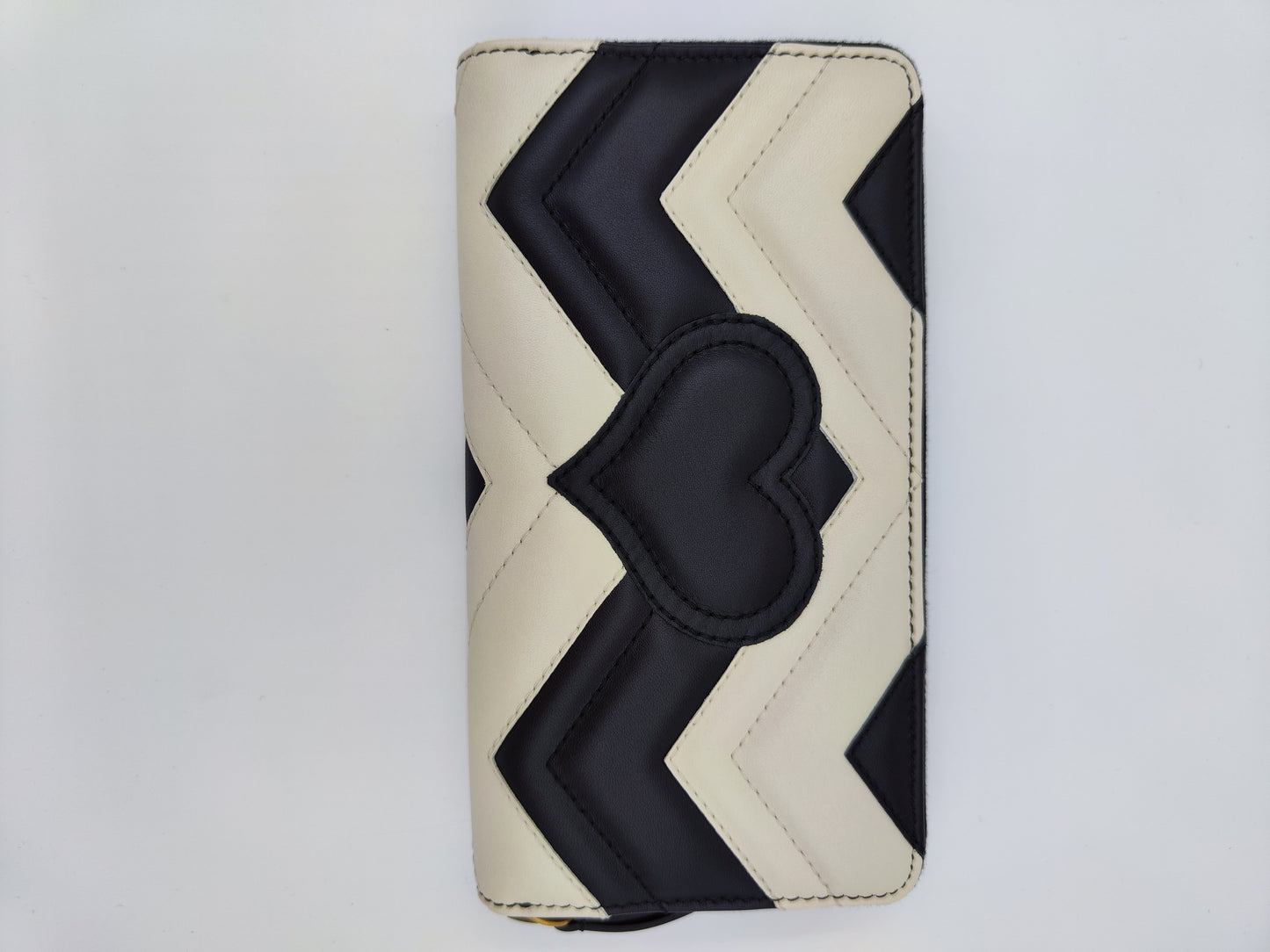 Portafoglio GG nero e bianco