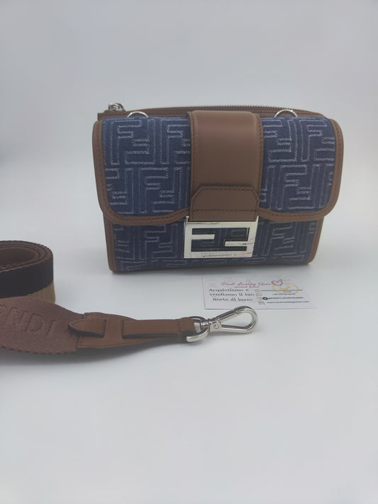 Fendi baguette denim