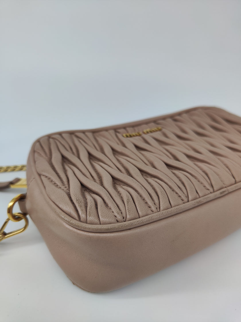 Miu Miu beige tracolla