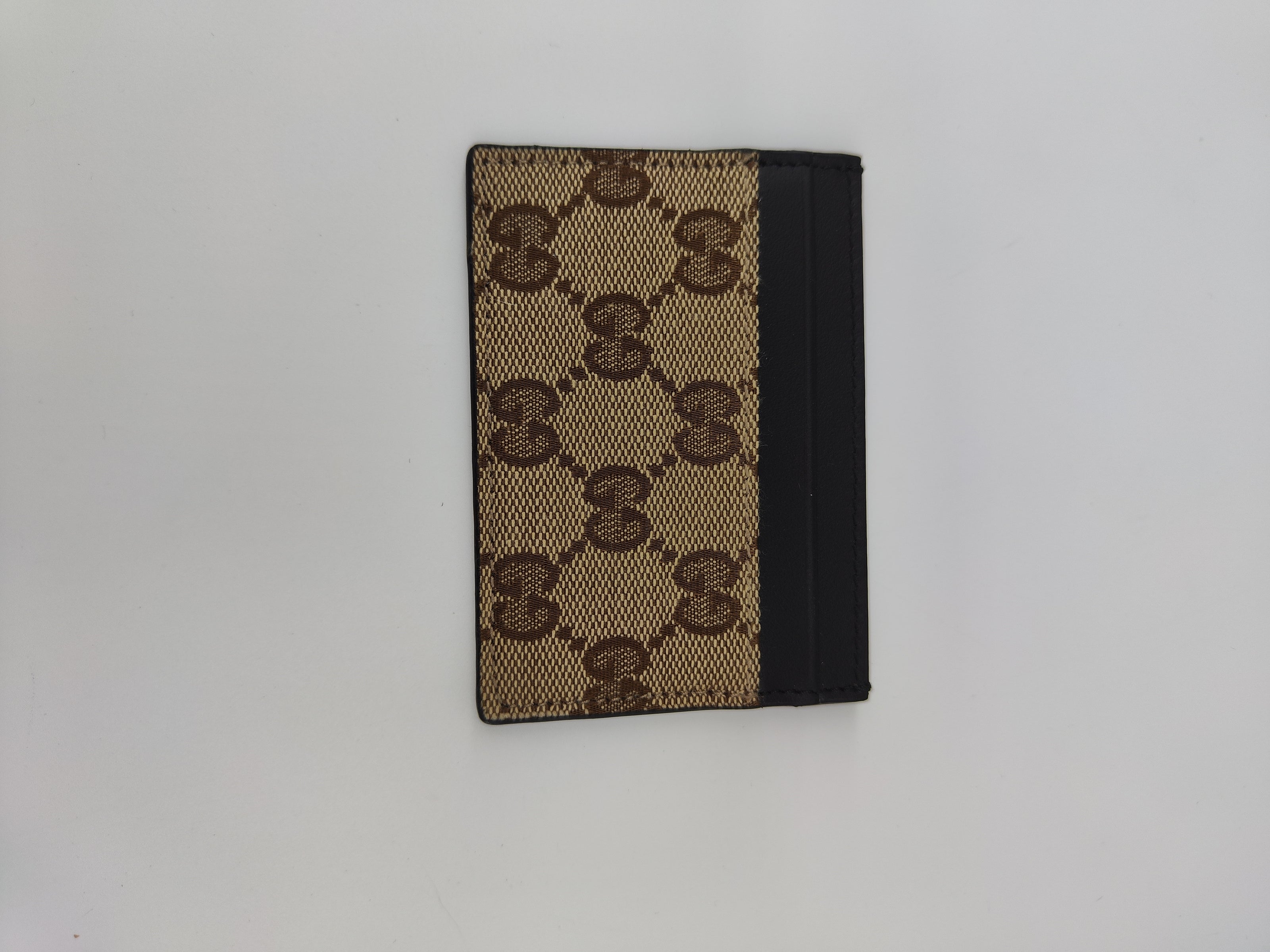 Portacarte GG beige