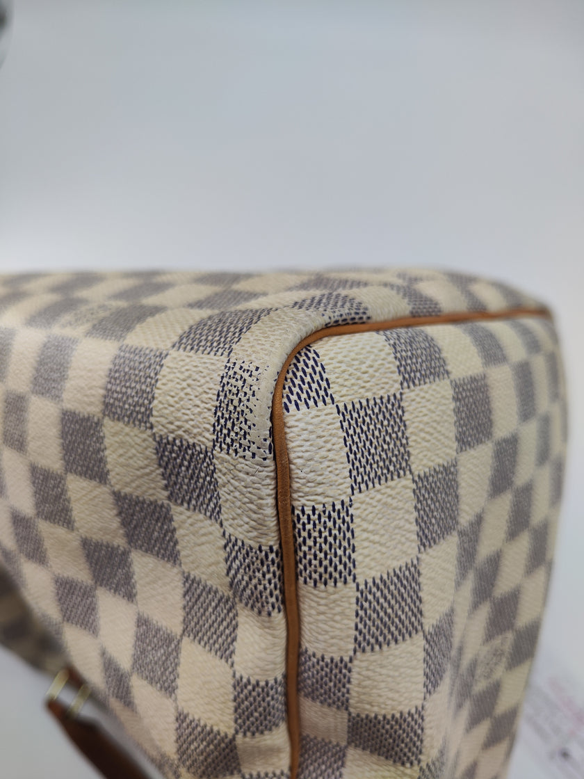 Speedy 30 damier d'azur