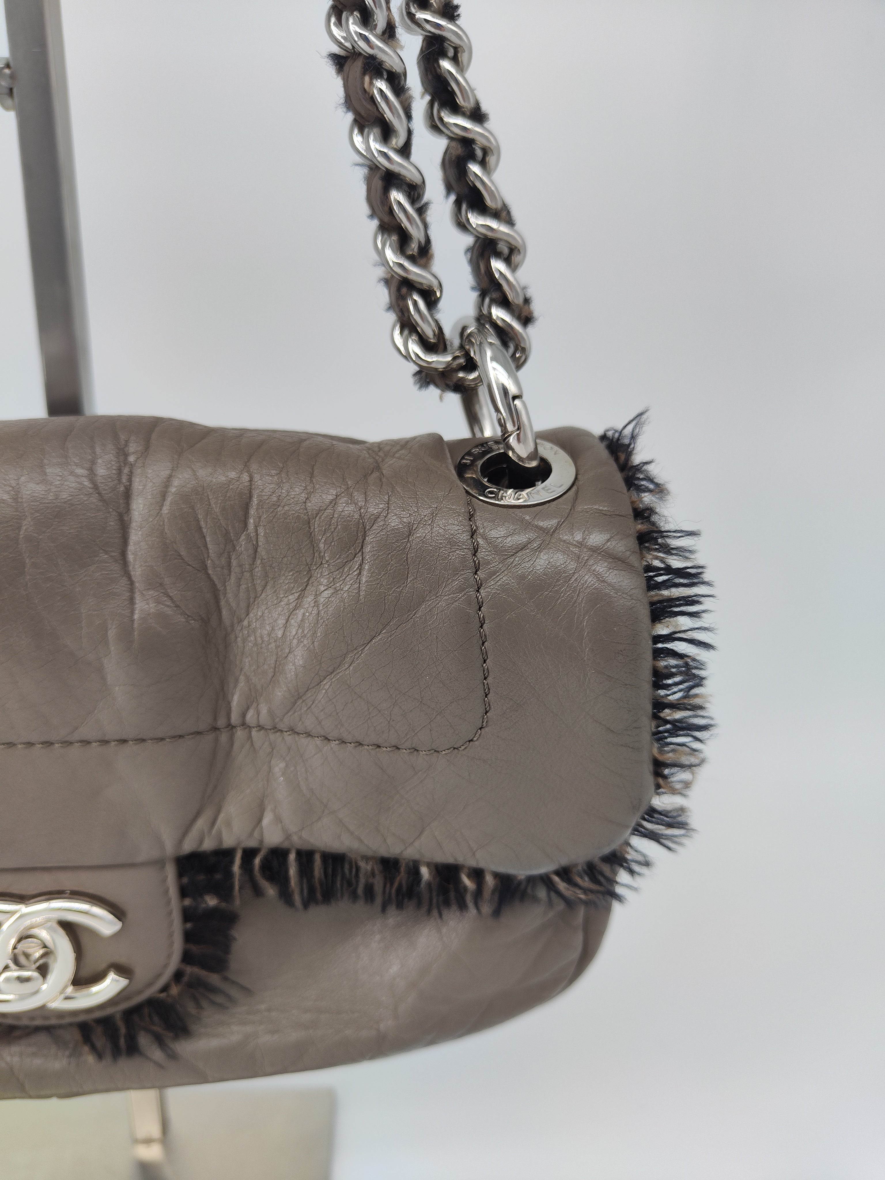 Chanel tweed flap
