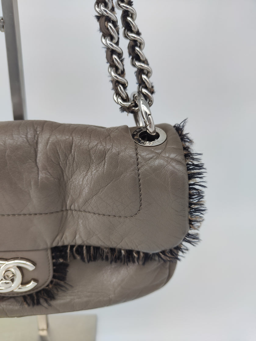 Chanel tweed flap