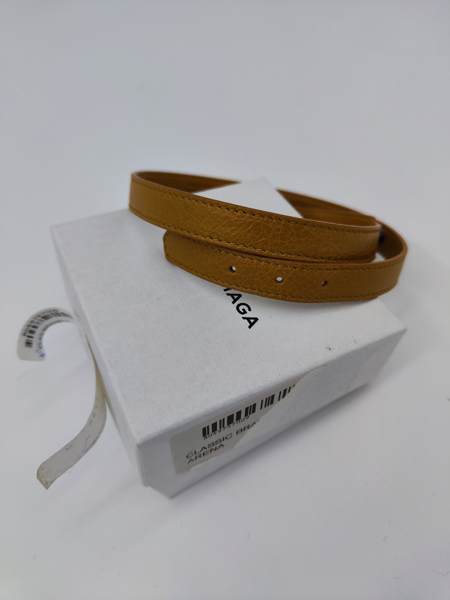 Bracciale giallo senape