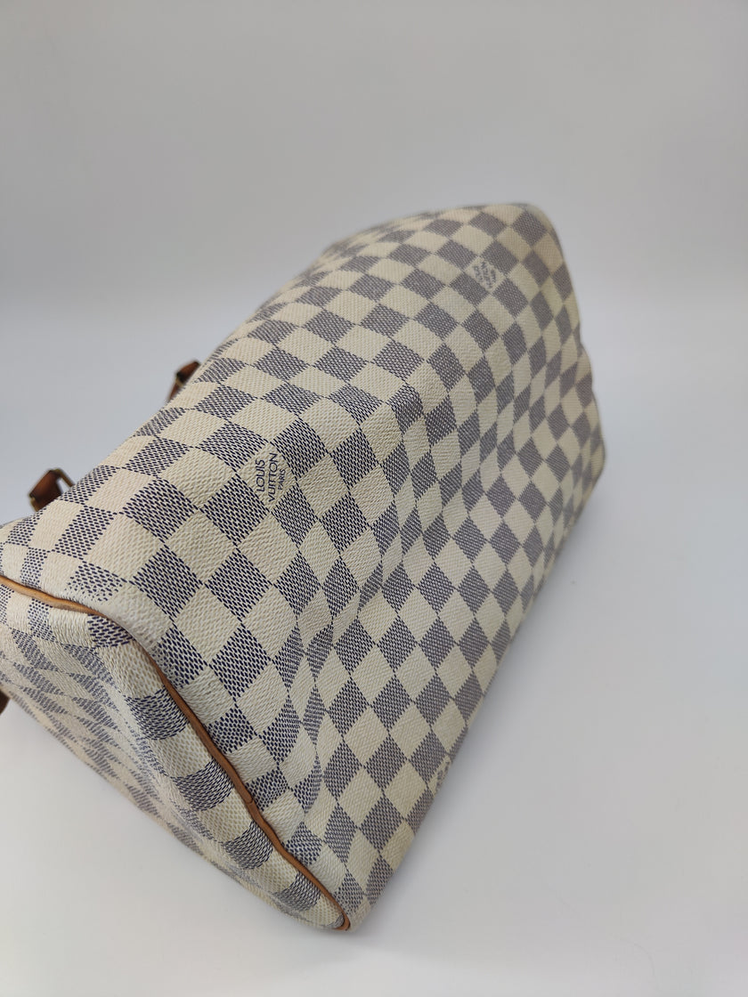 Speedy 30 damier d'azur
