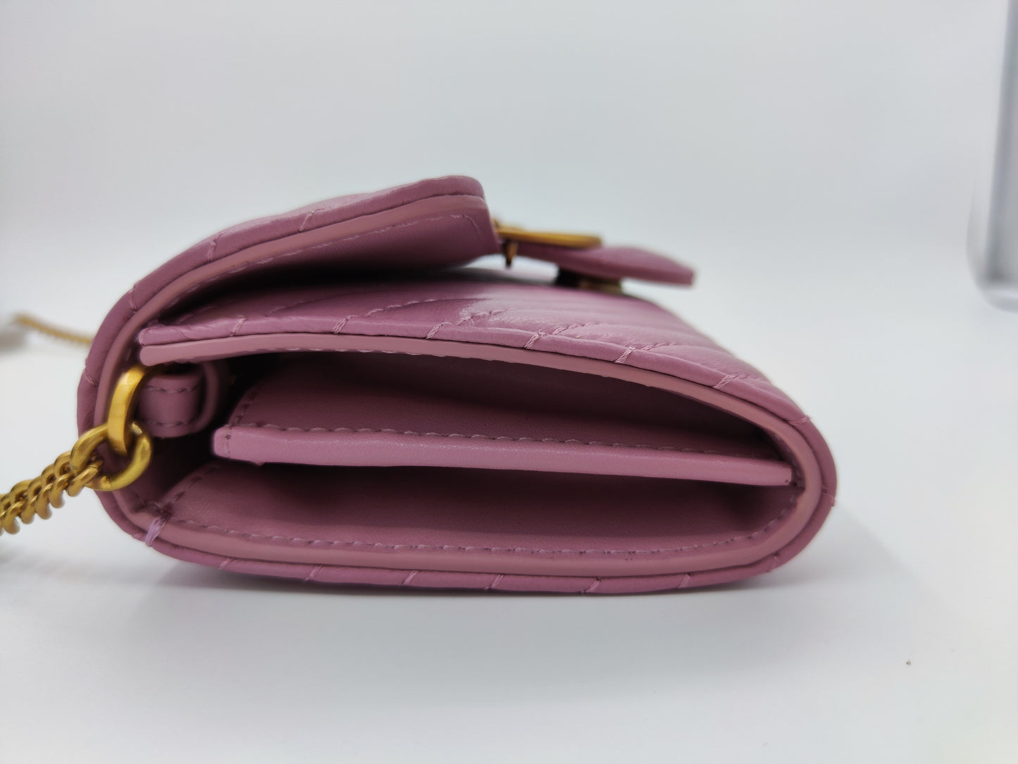 Pinko chain wallet rosa