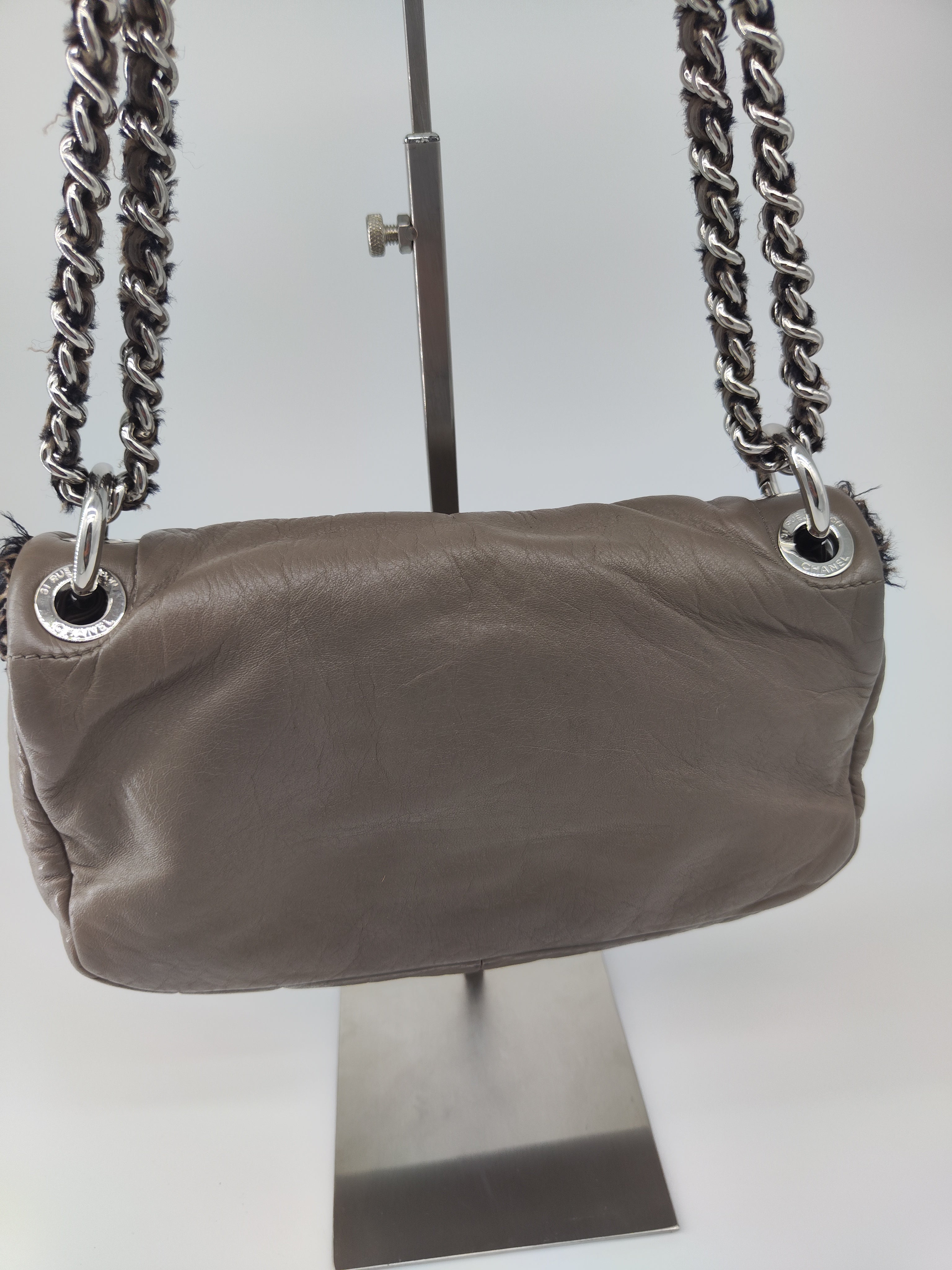 Chanel tweed flap