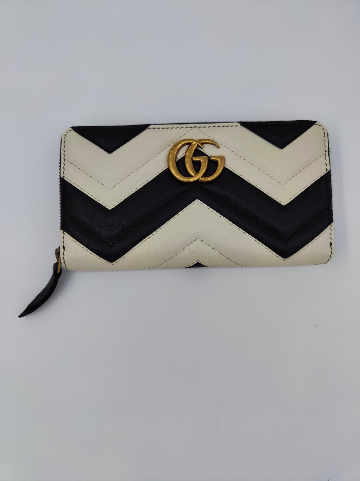 Portafoglio GG nero e bianco