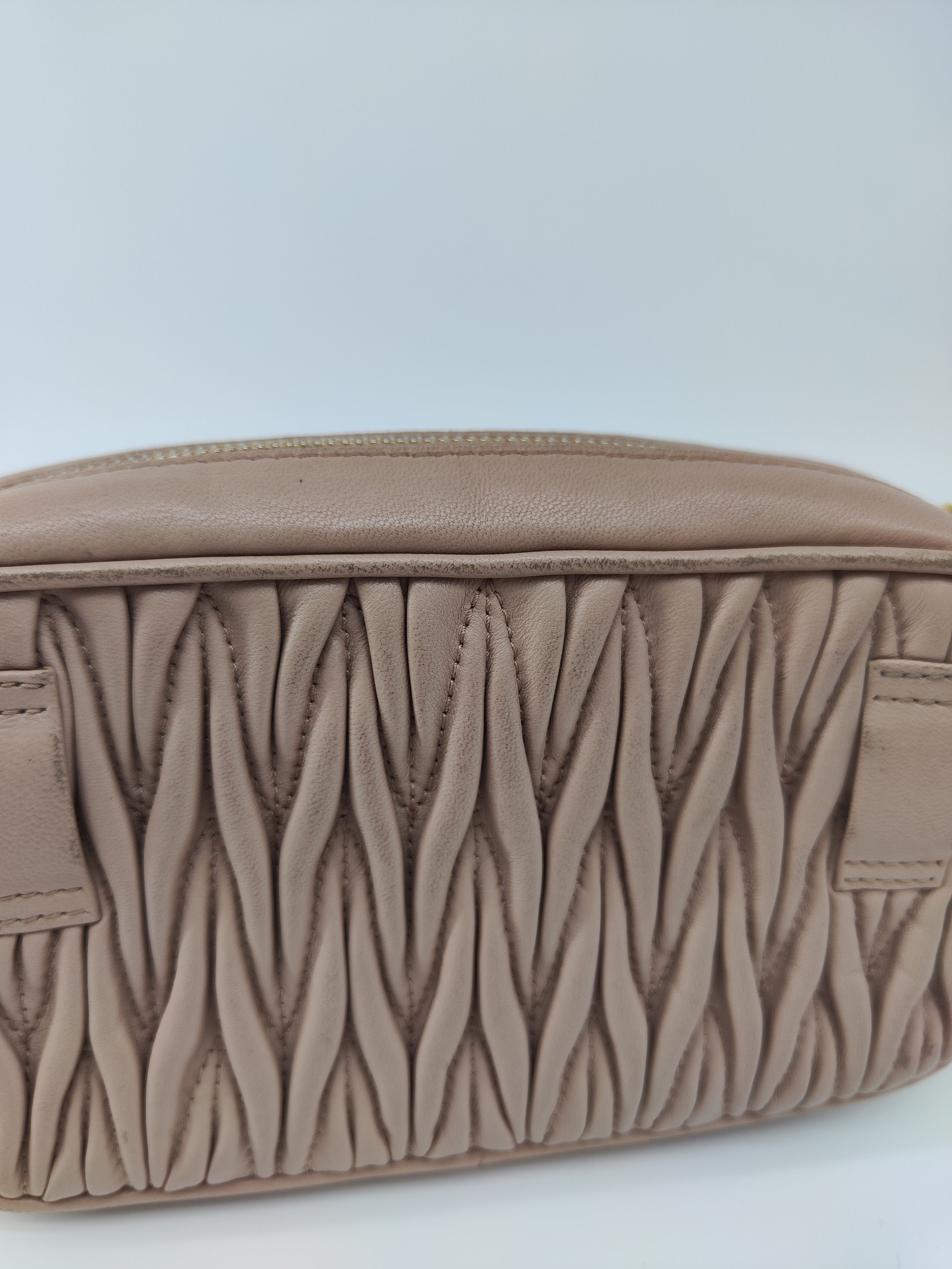 Miu Miu beige tracolla