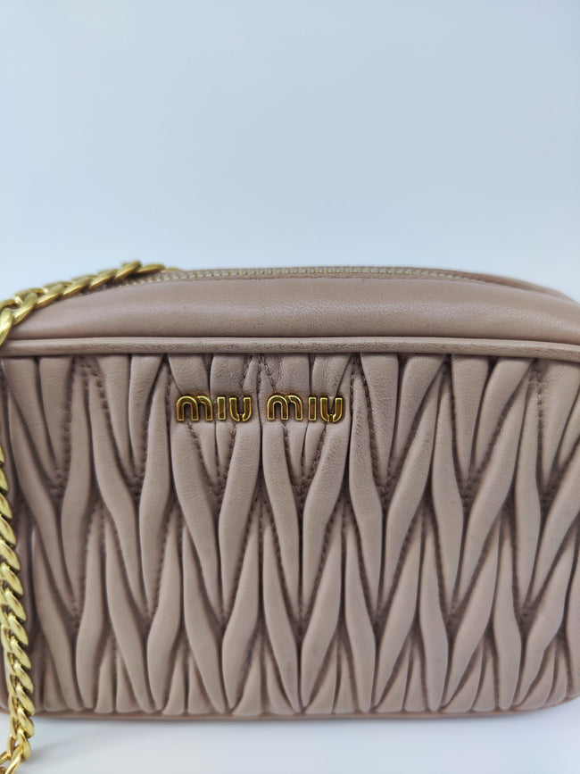 Miu Miu beige tracolla