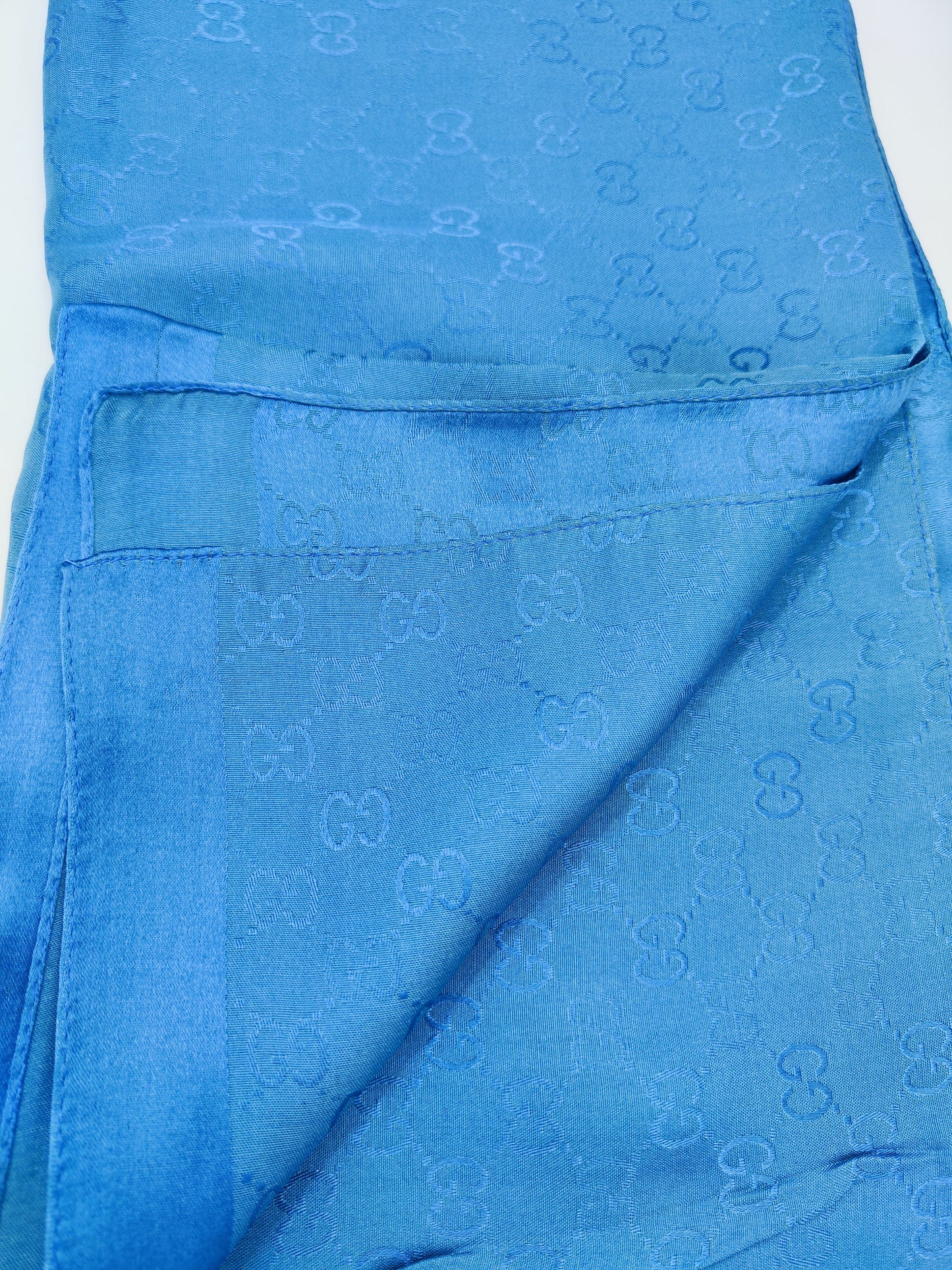 Foulard GG azzurro