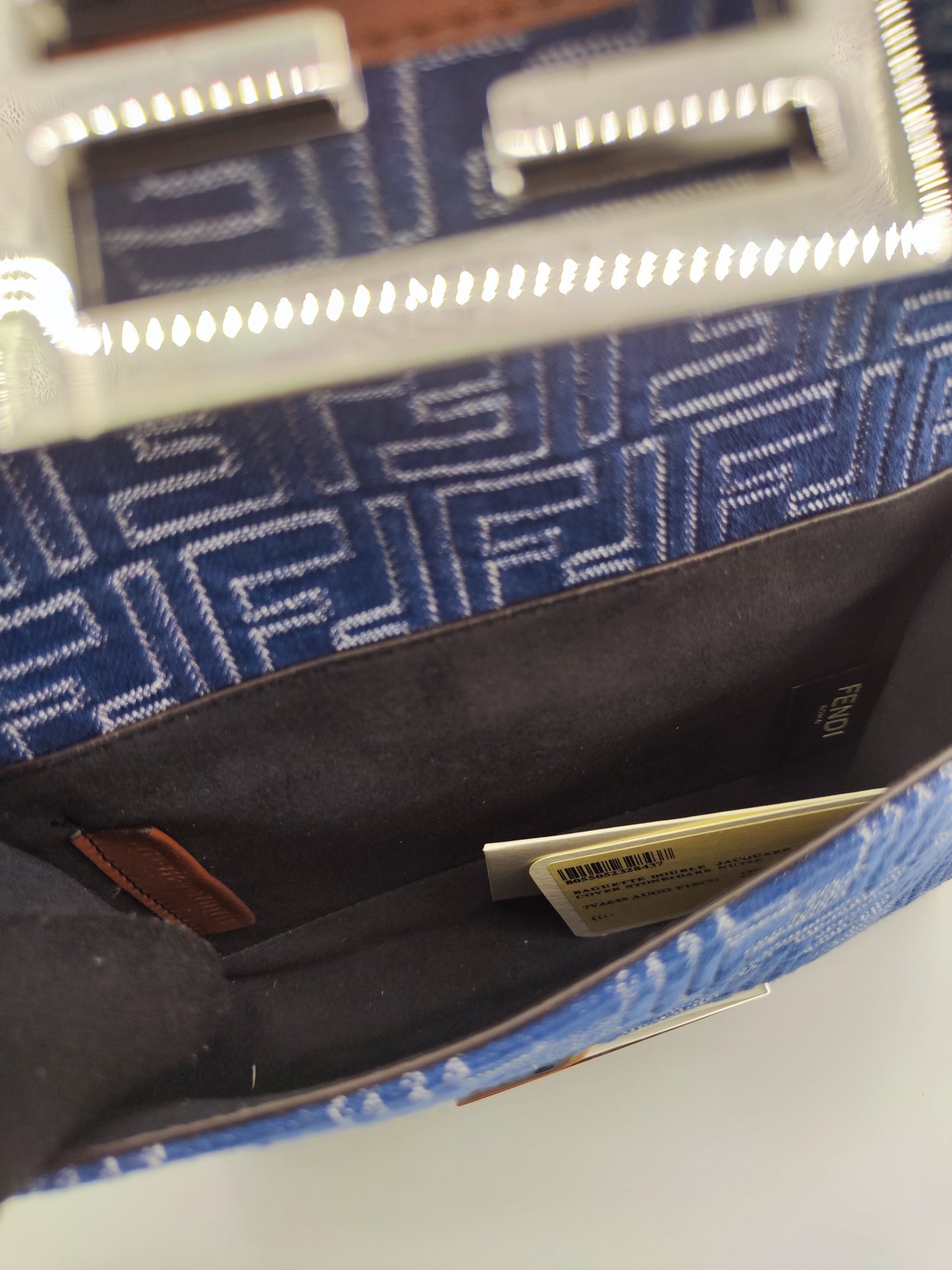 Fendi baguette denim