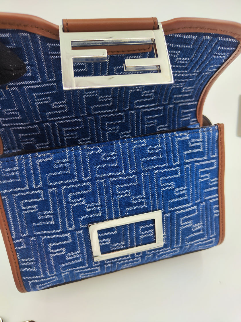 Fendi baguette denim