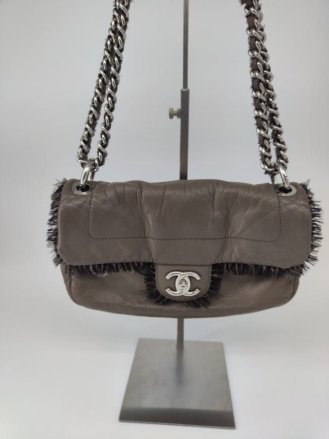 Chanel tweed flap