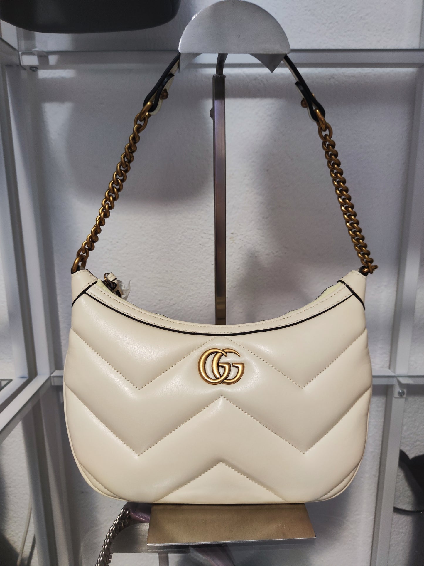 Gucci a spalla marmont, bianca