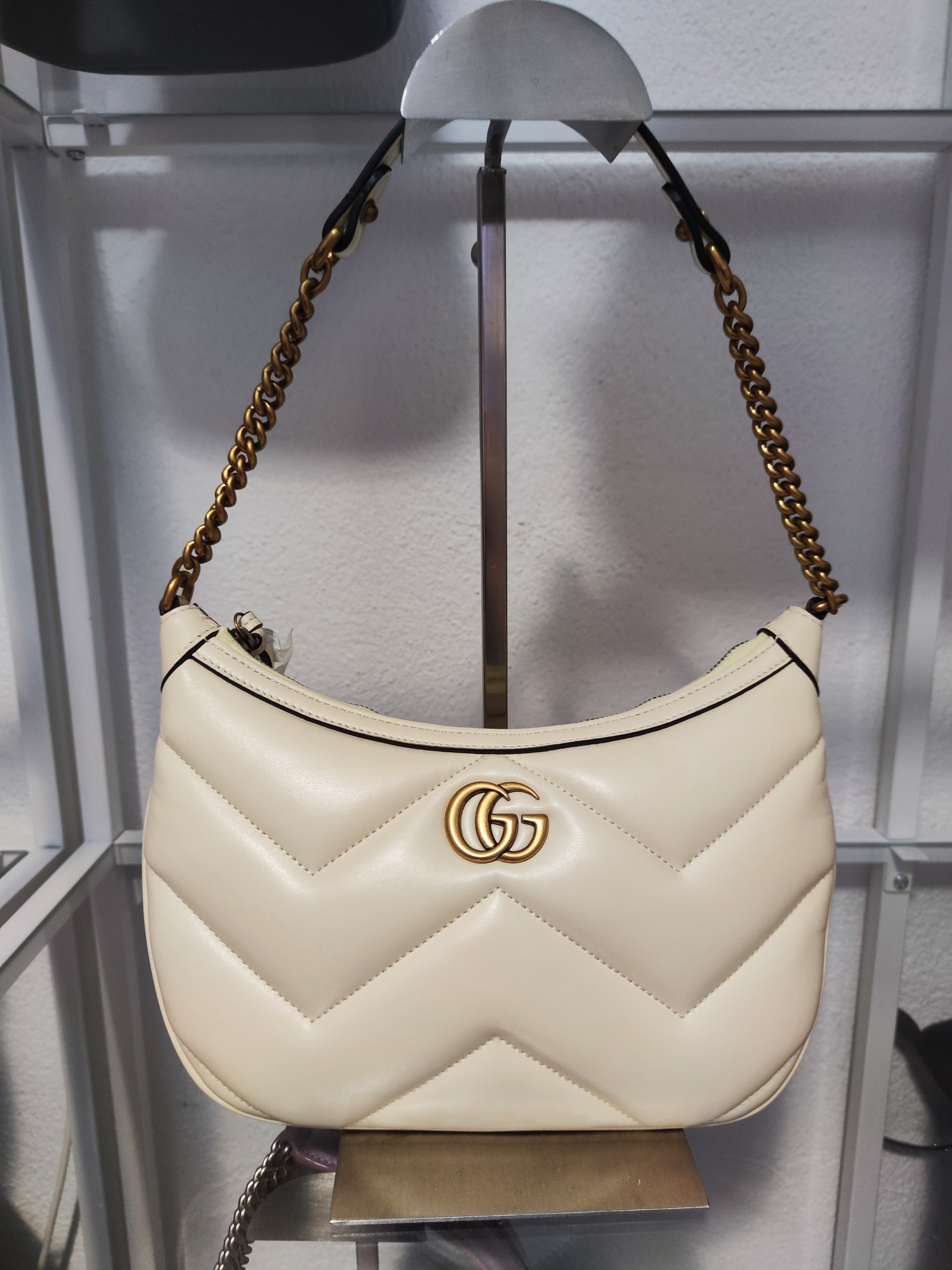 Gucci a spalla marmont, bianca