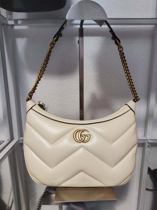 Gucci a spalla marmont, bianca