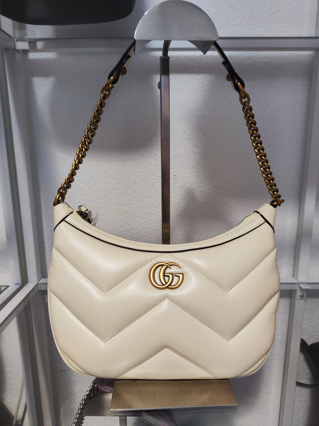 Gucci a spalla marmont, bianca