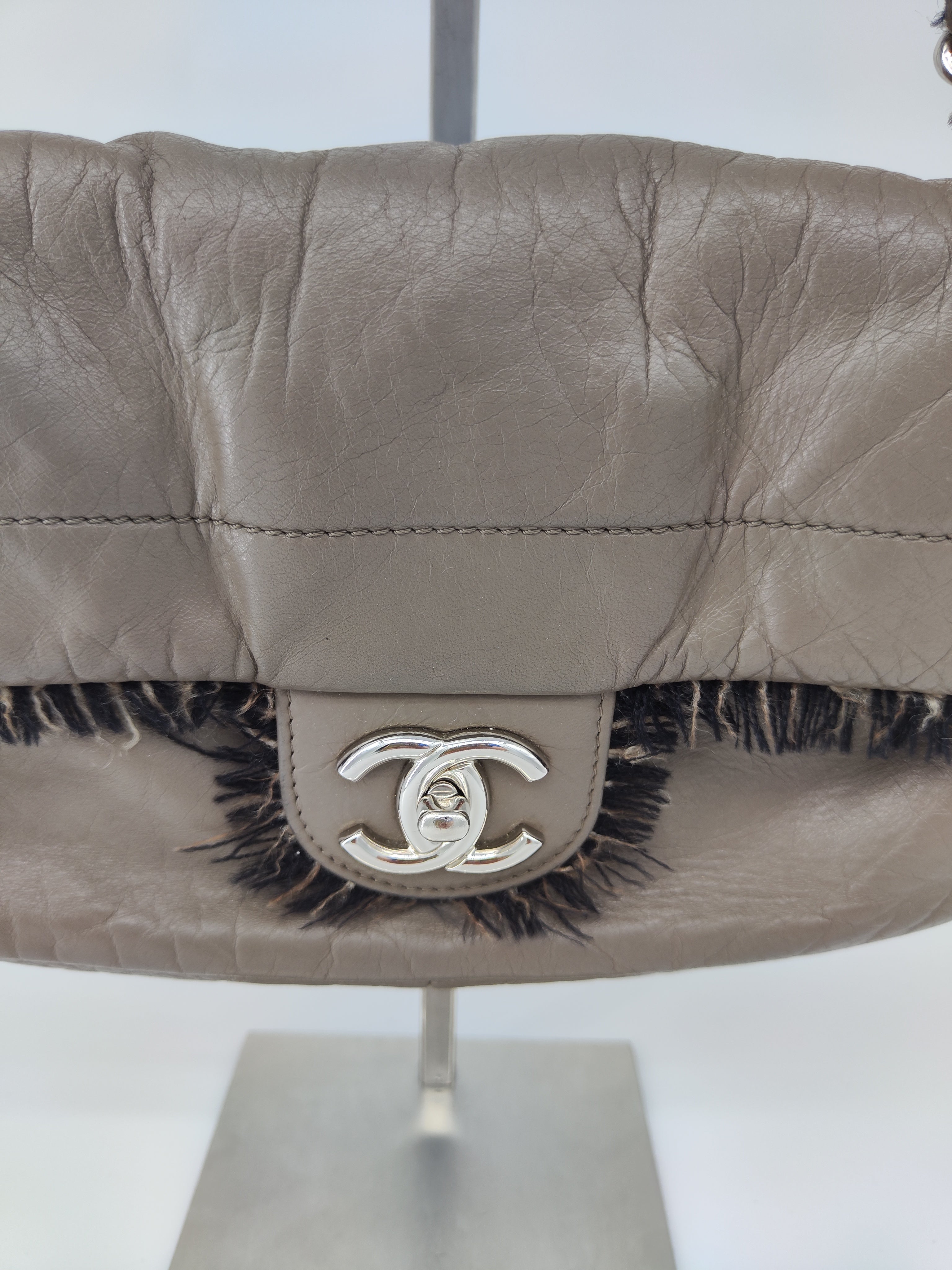 Chanel tweed flap