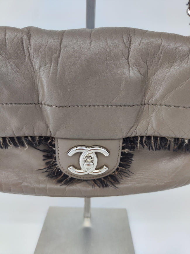 Chanel tweed flap