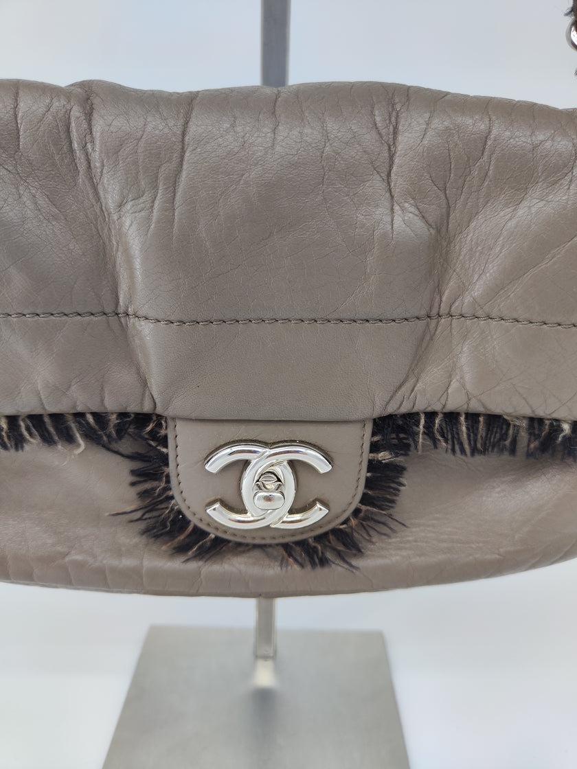 Chanel tweed flap