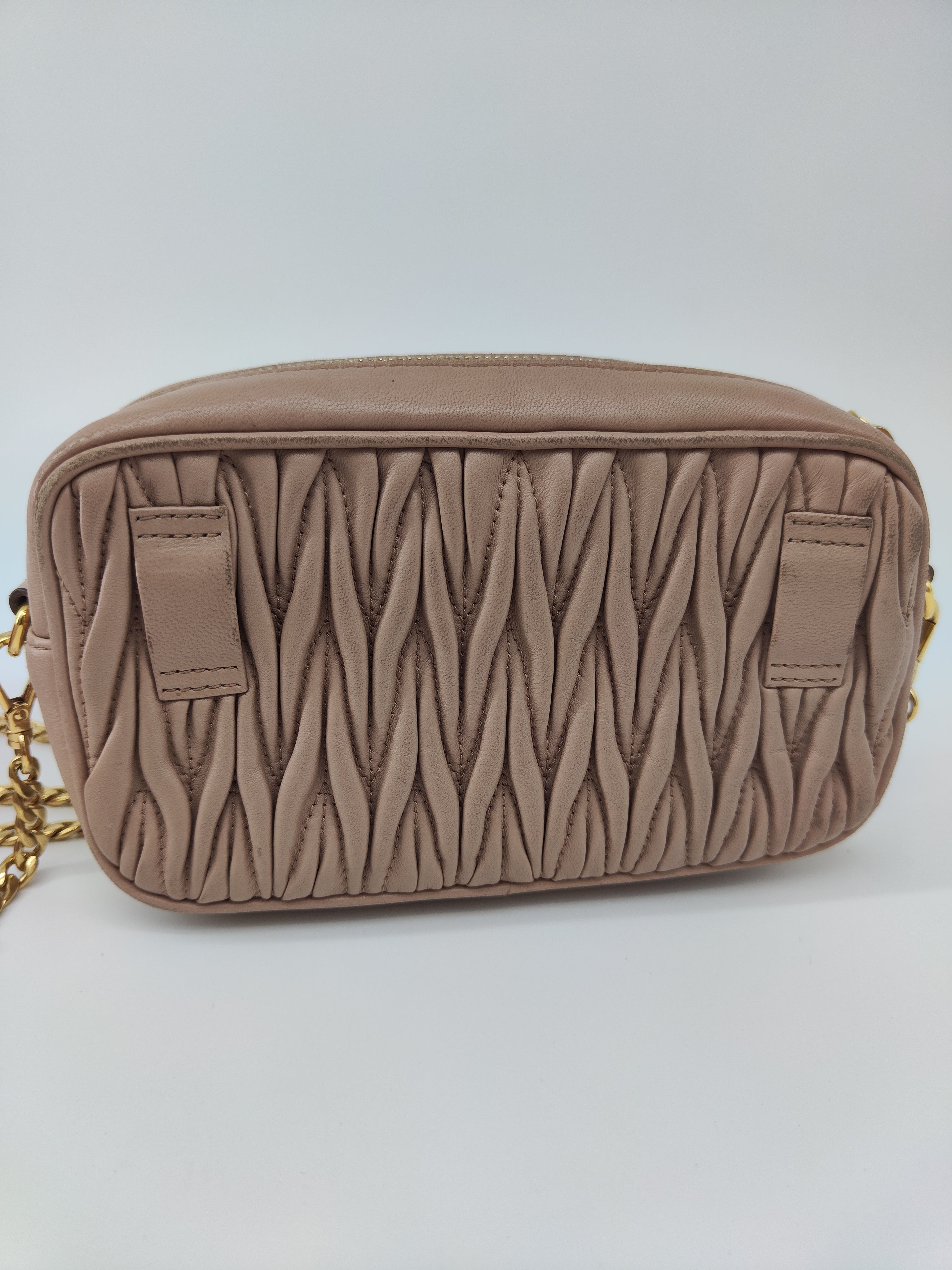 Miu Miu beige tracolla