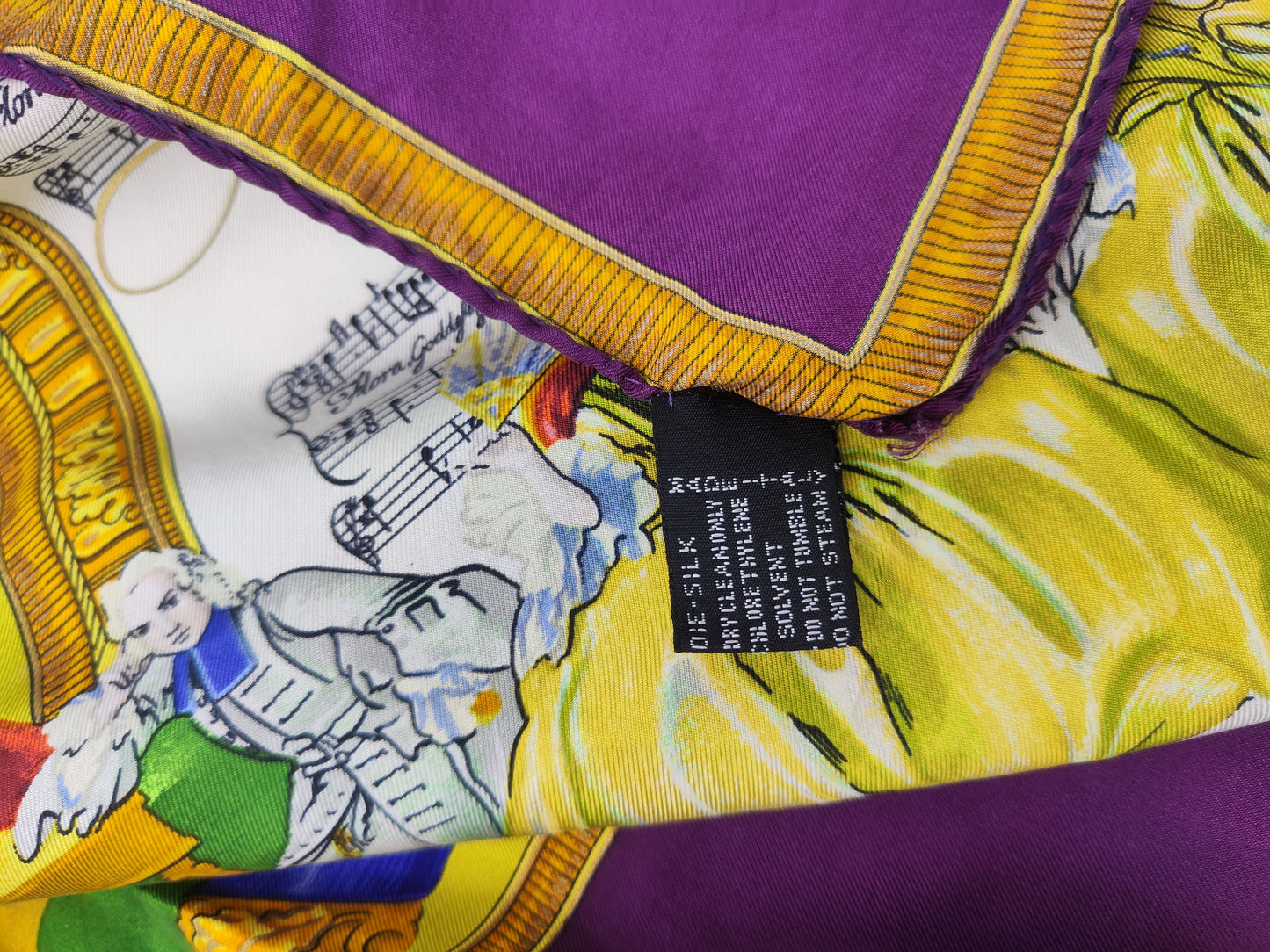 Foulard Versace Atelier viola