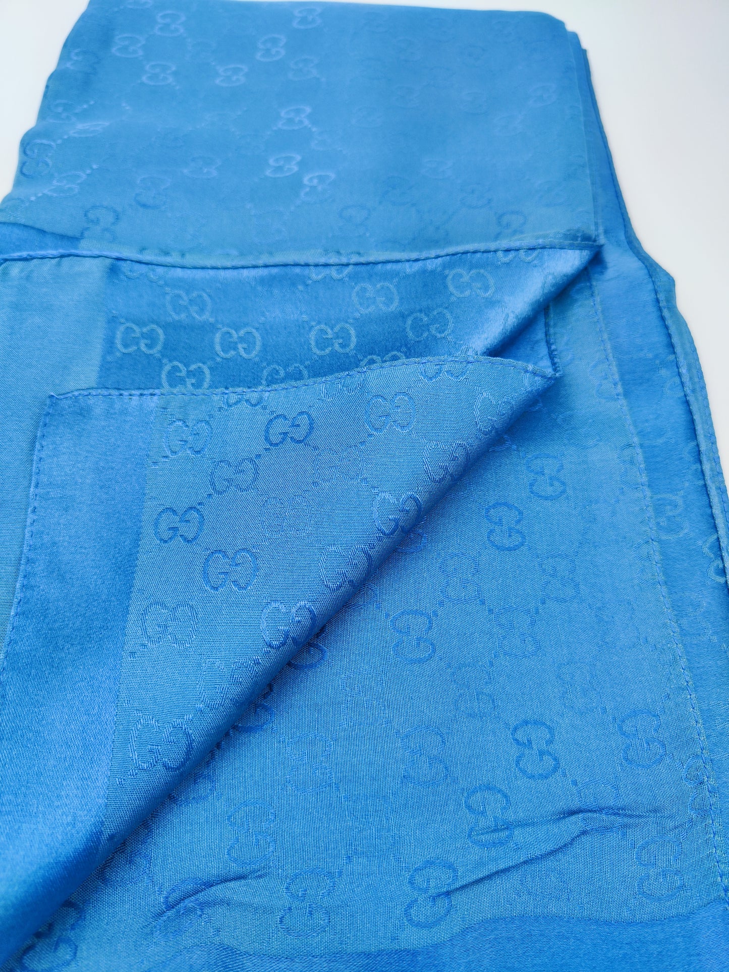 Foulard GG azzurro
