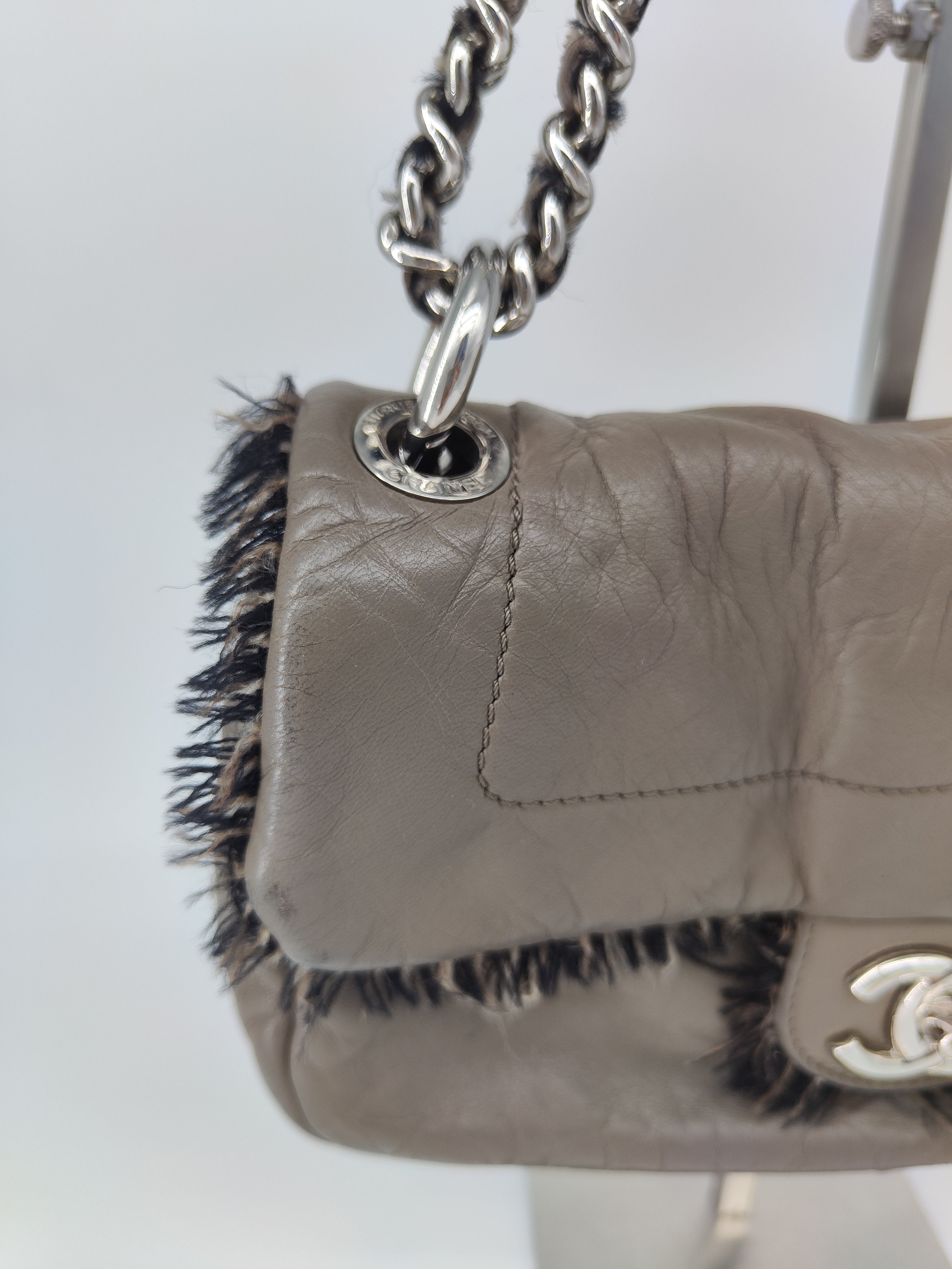 Chanel tweed flap