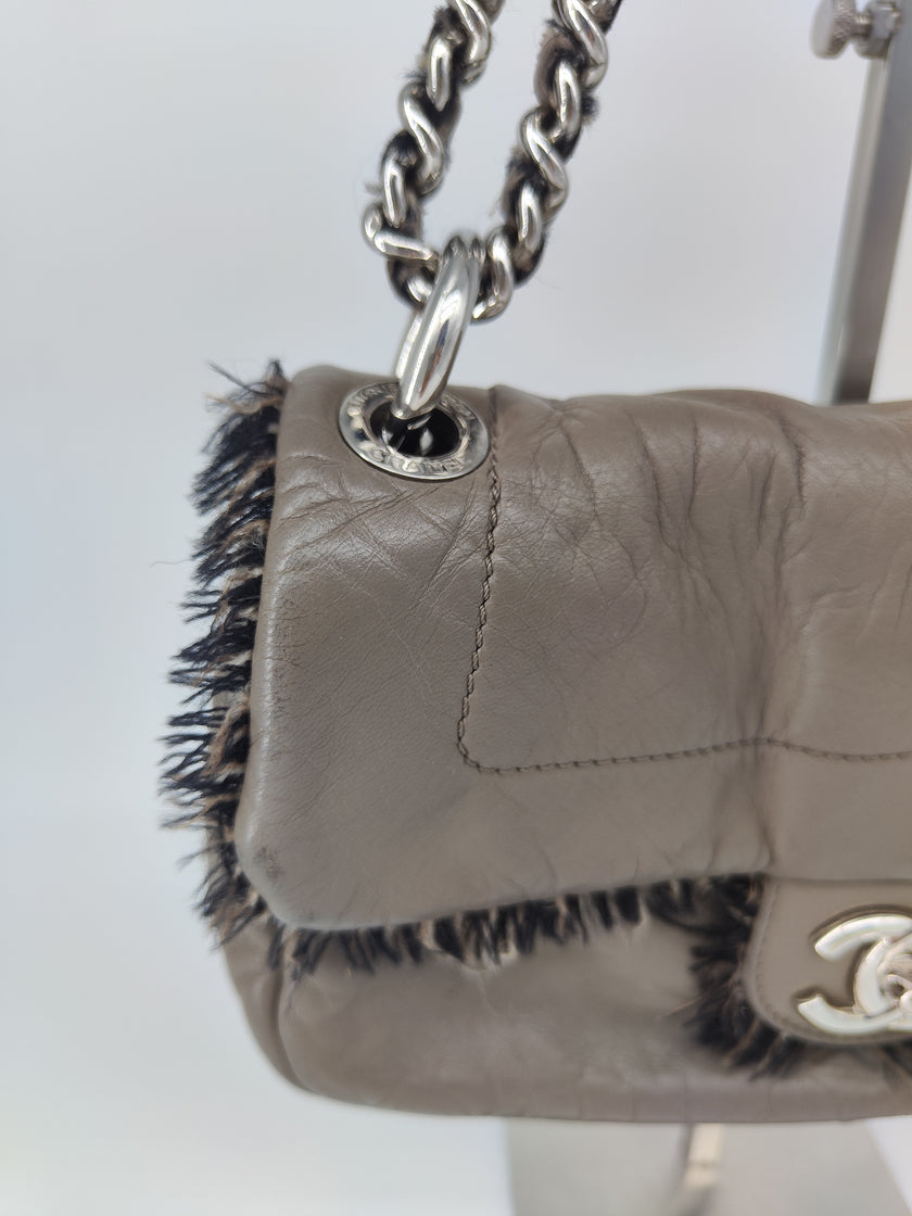 Chanel tweed flap