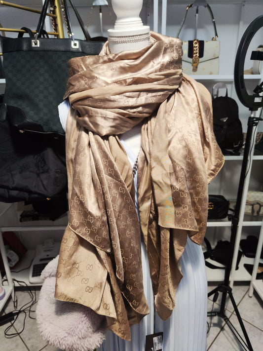 Sciarpa GG seta al 53%