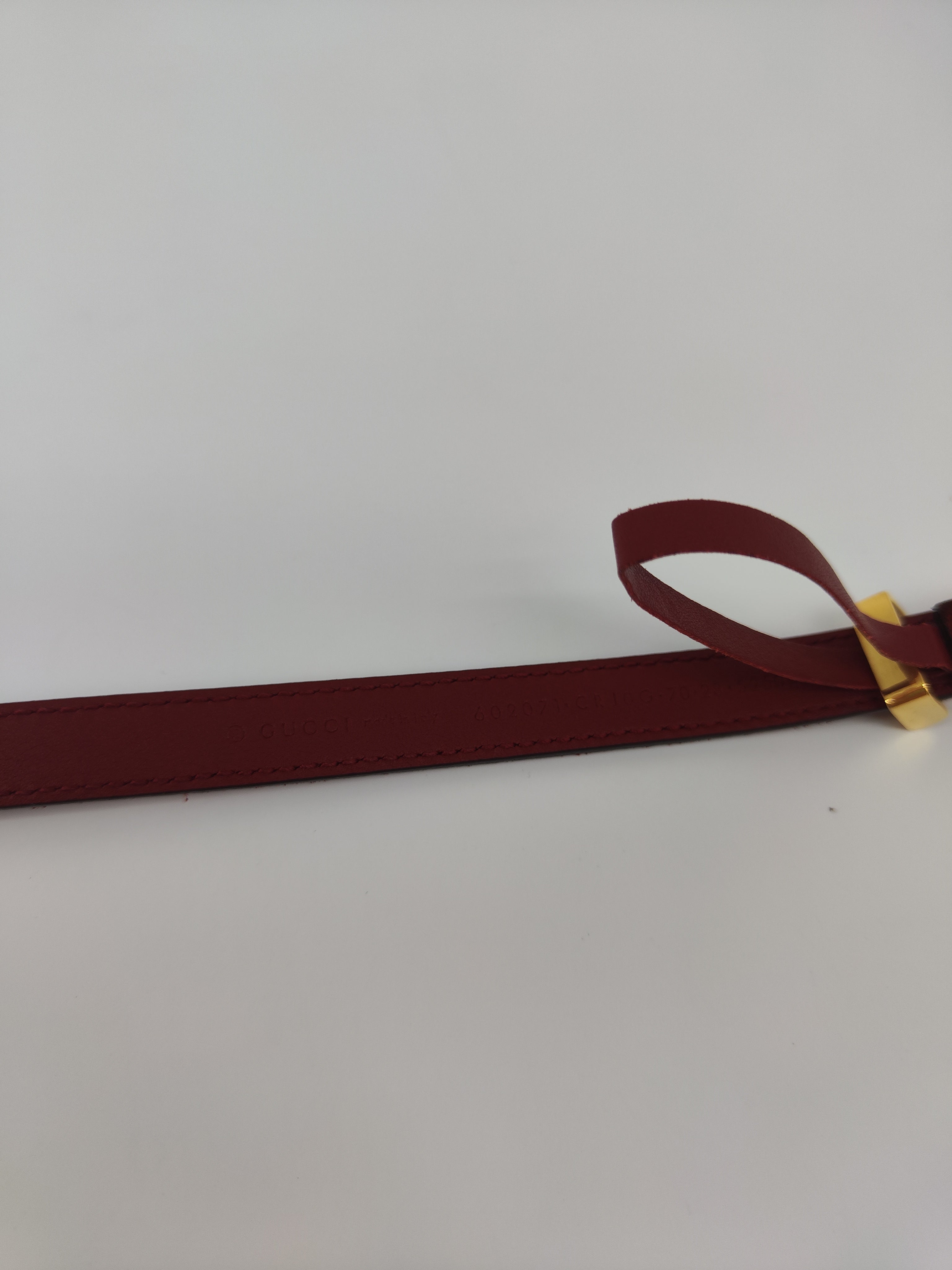 Cintura Blondie rossa thin