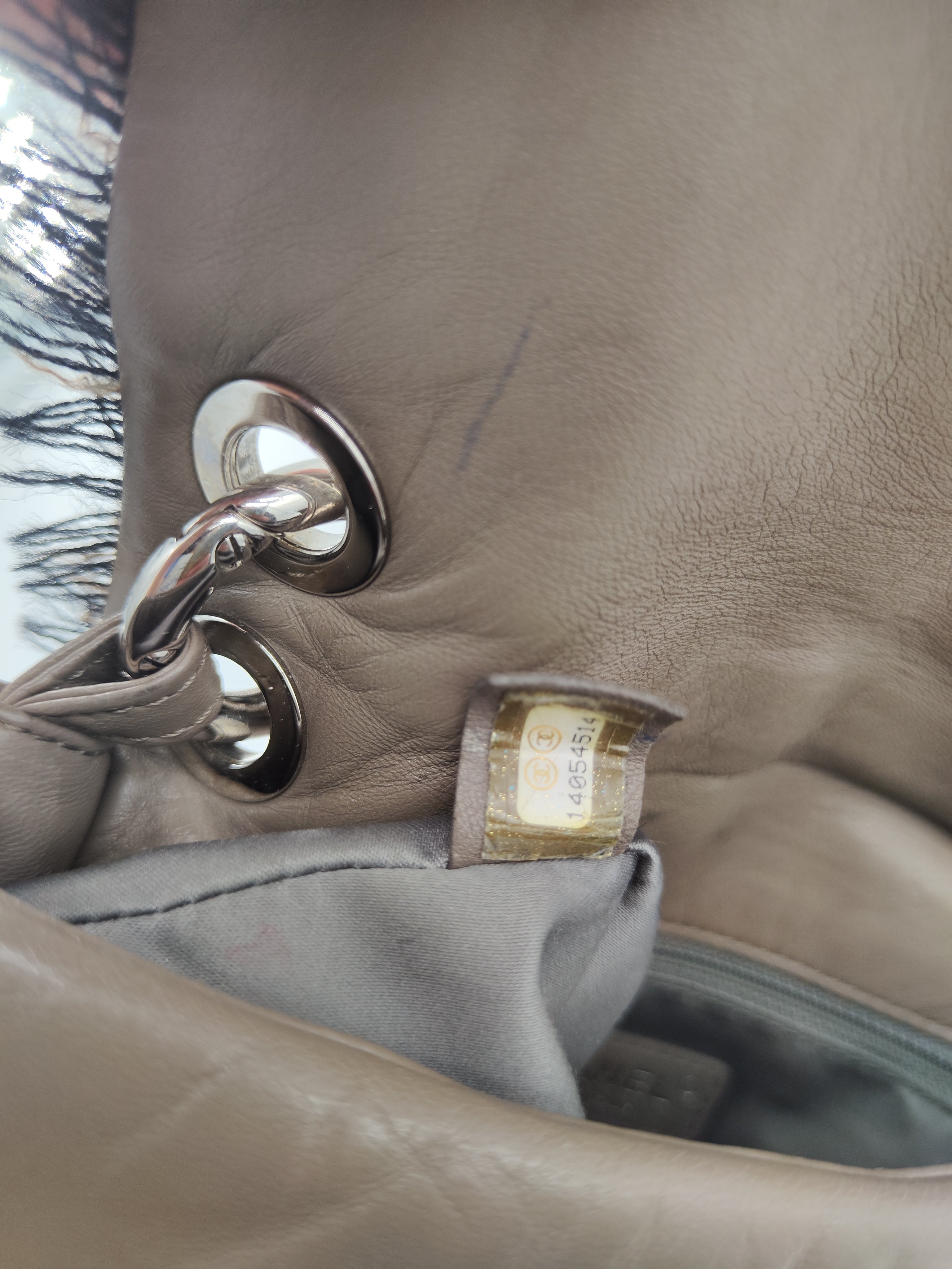 Chanel tweed flap