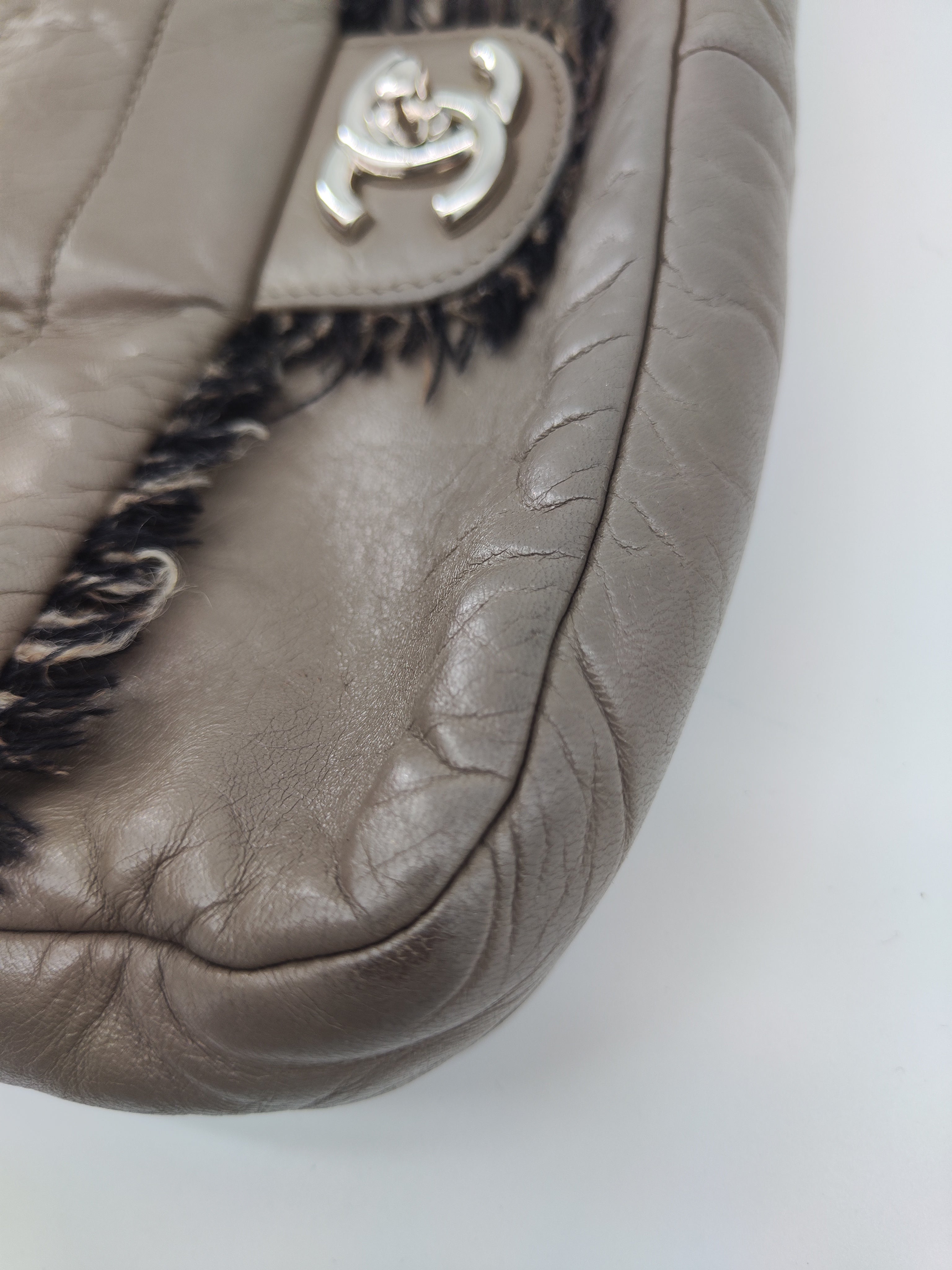 Chanel tweed flap