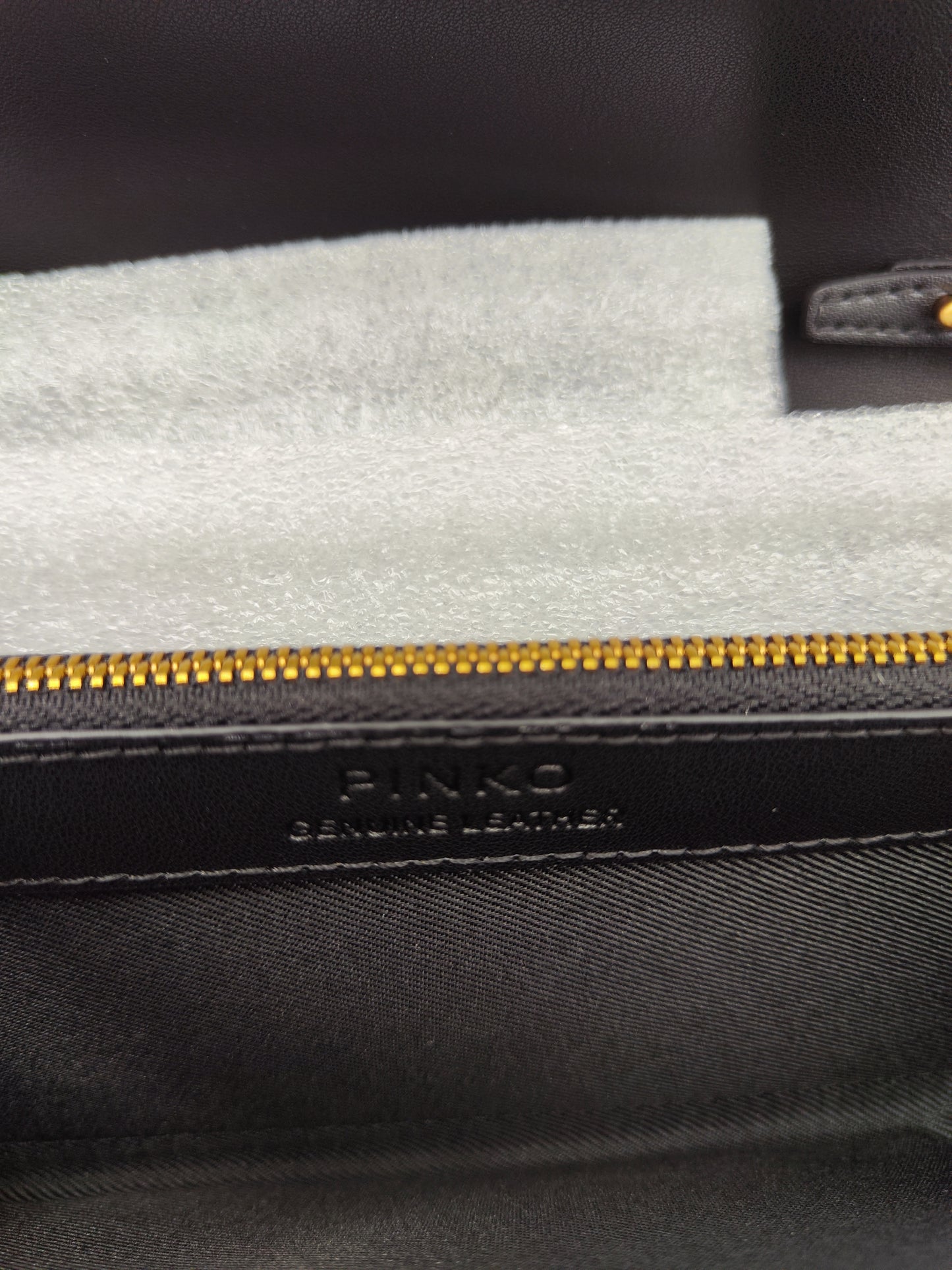 Pinko chain wallet nero