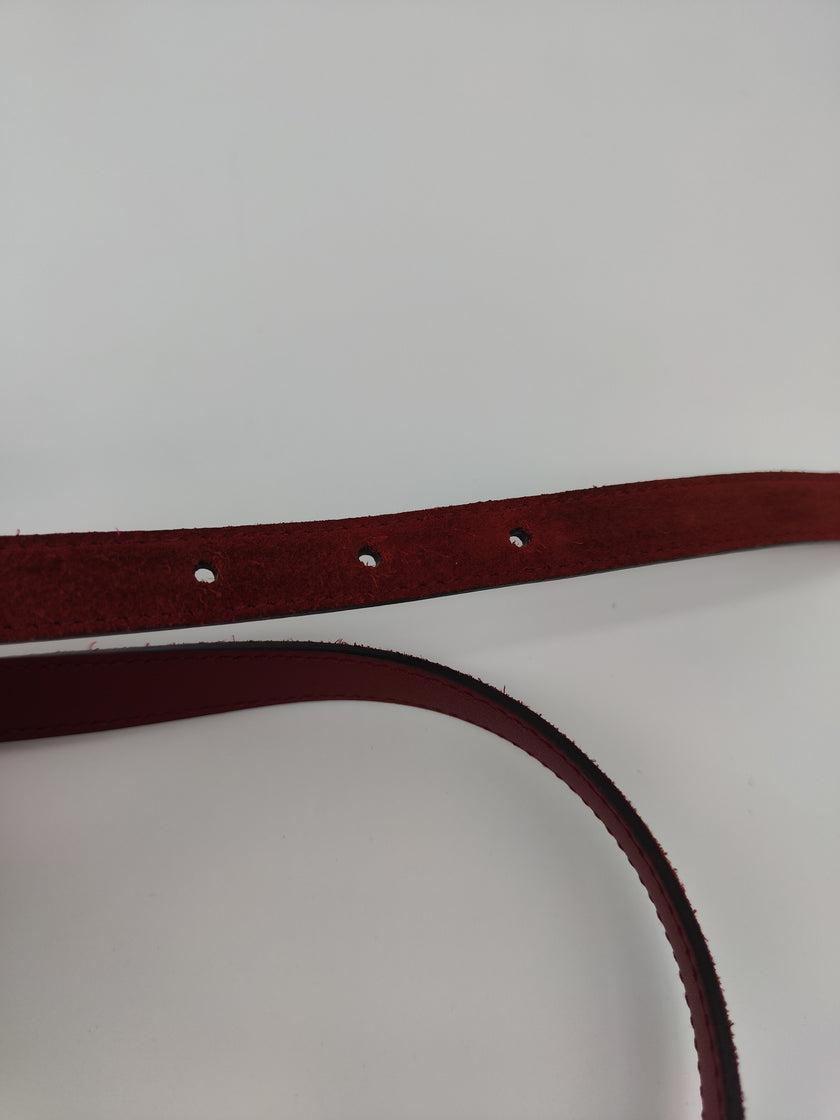 Cintura Blondie rossa thin