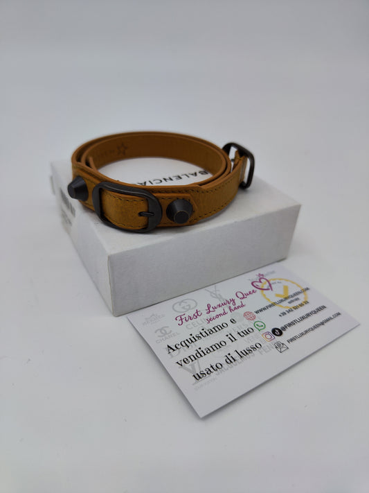 Bracciale giallo senape