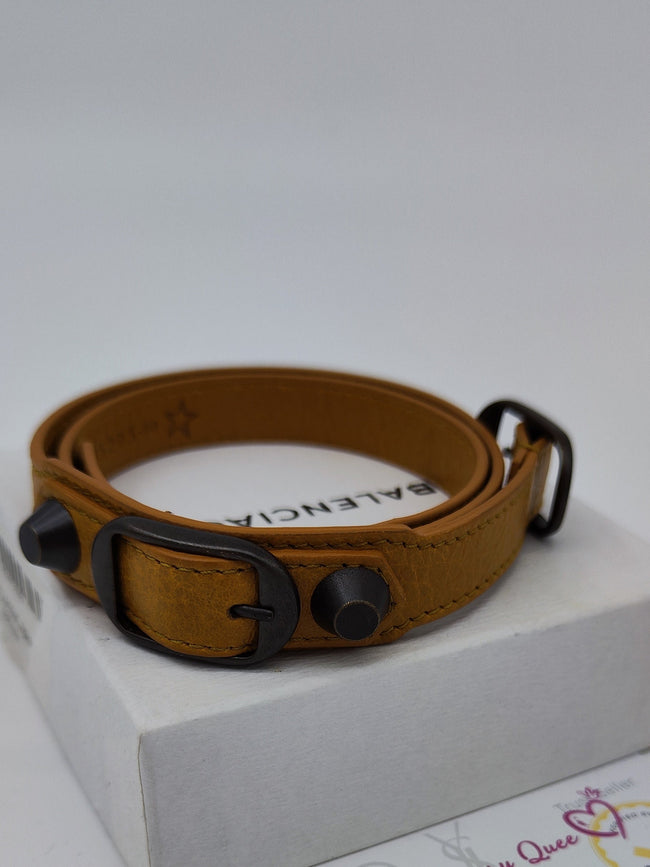 Bracciale giallo senape