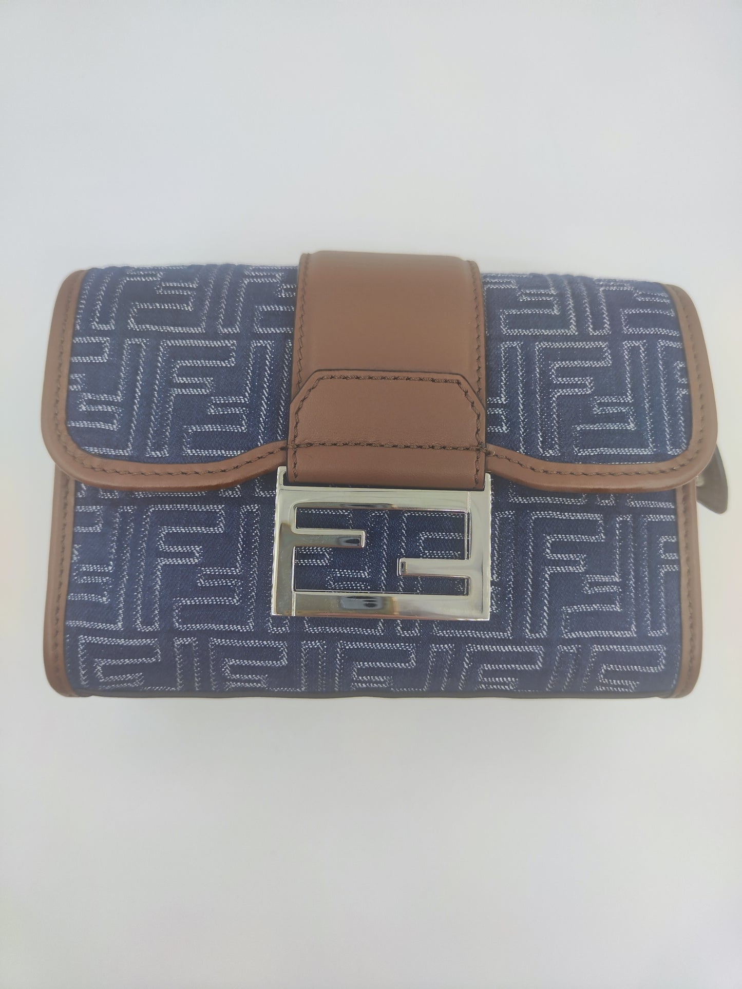 Fendi baguette denim