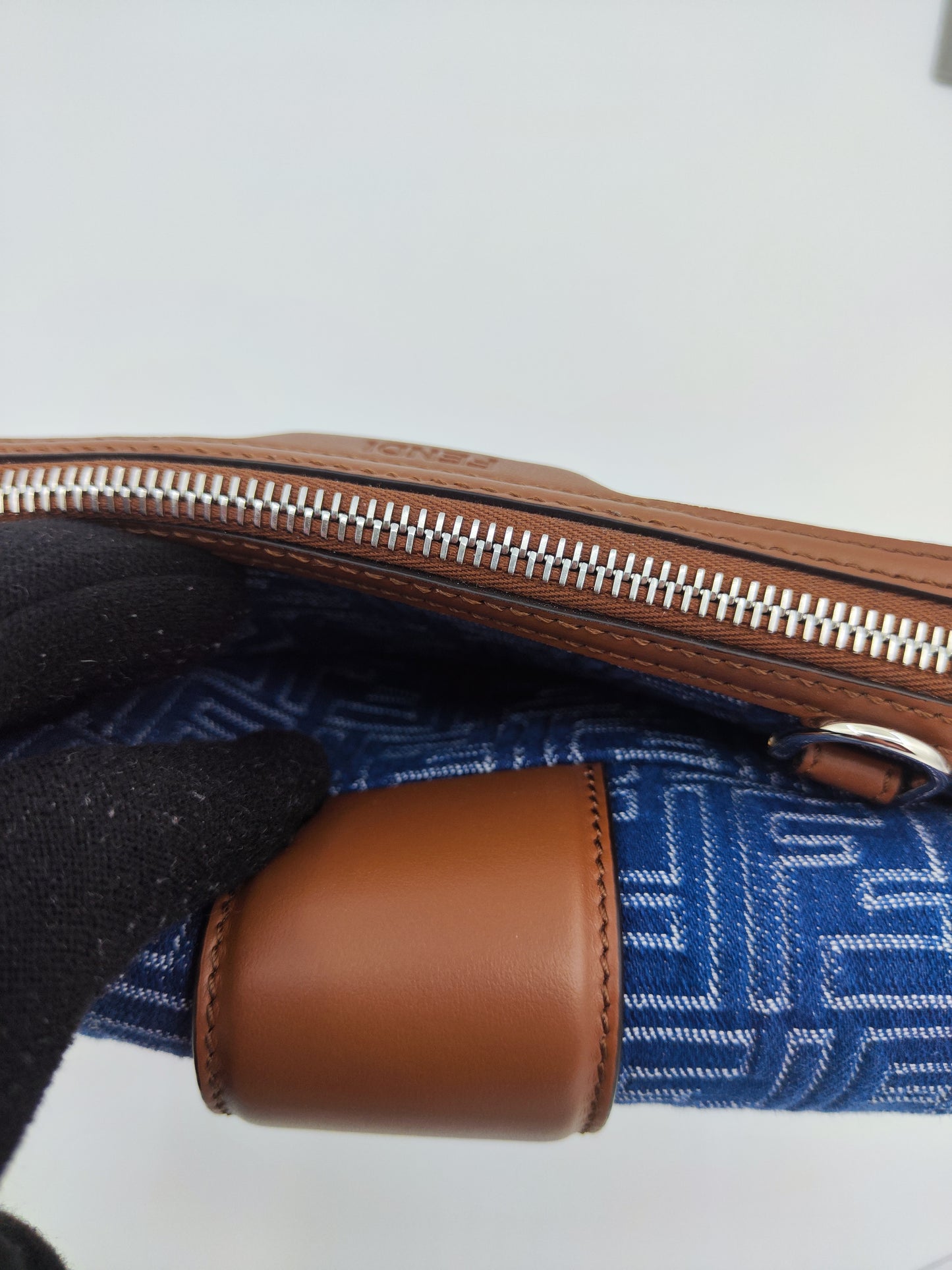 Fendi baguette denim