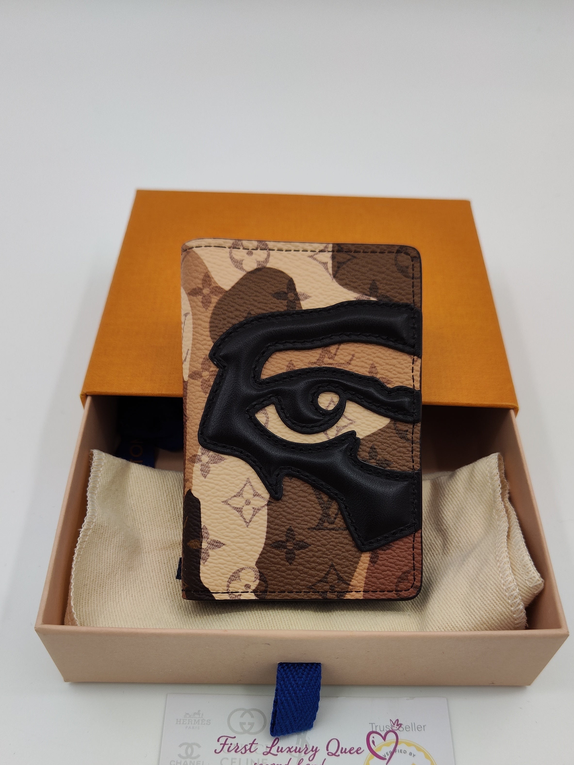 Portacarte LV camouflage