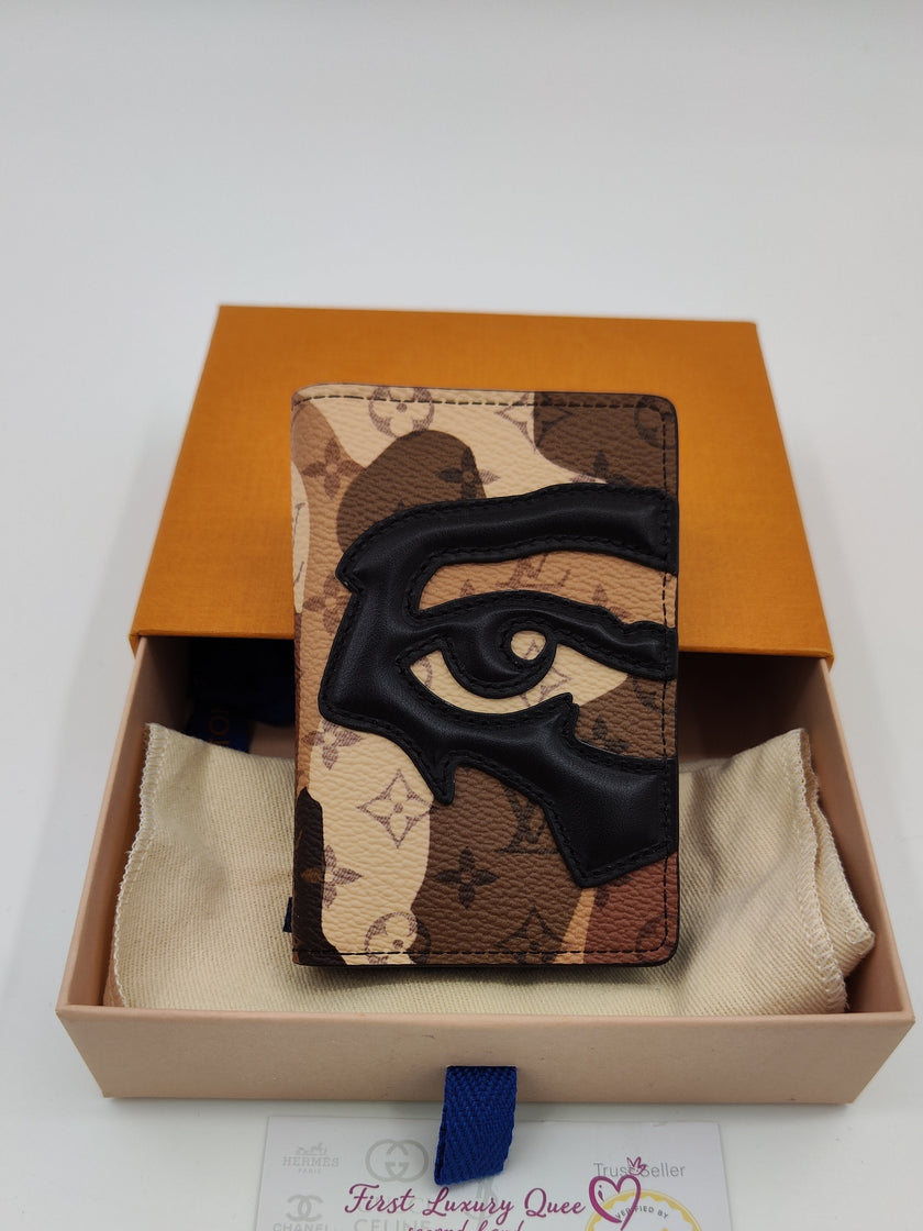 Portacarte LV camouflage