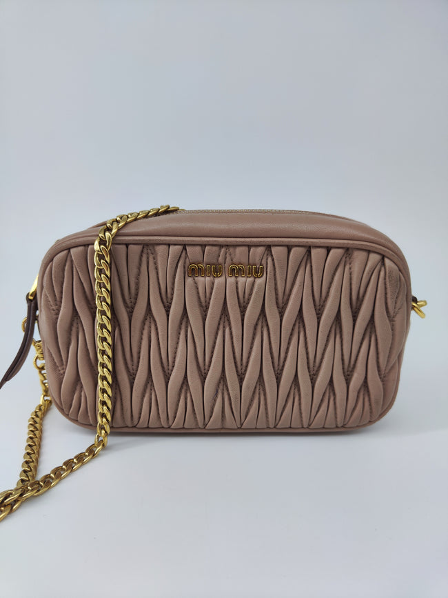 Miu Miu beige tracolla