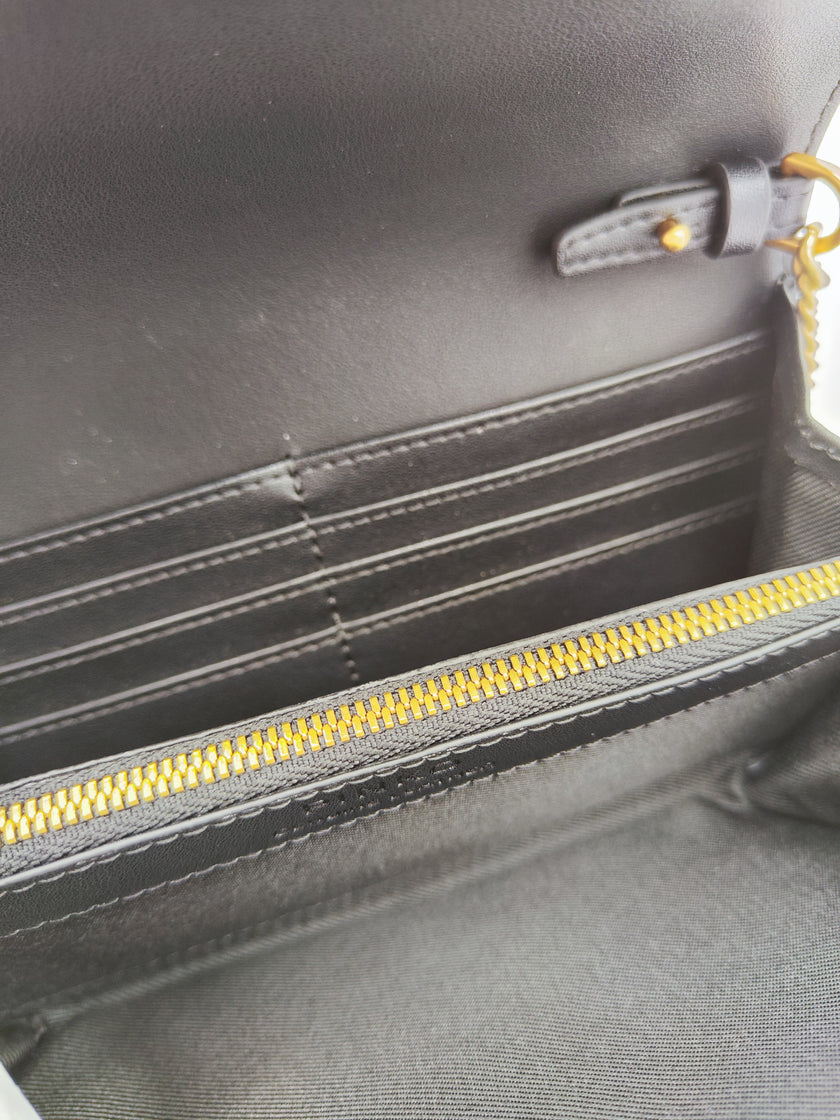 Pinko wallet chain cipria