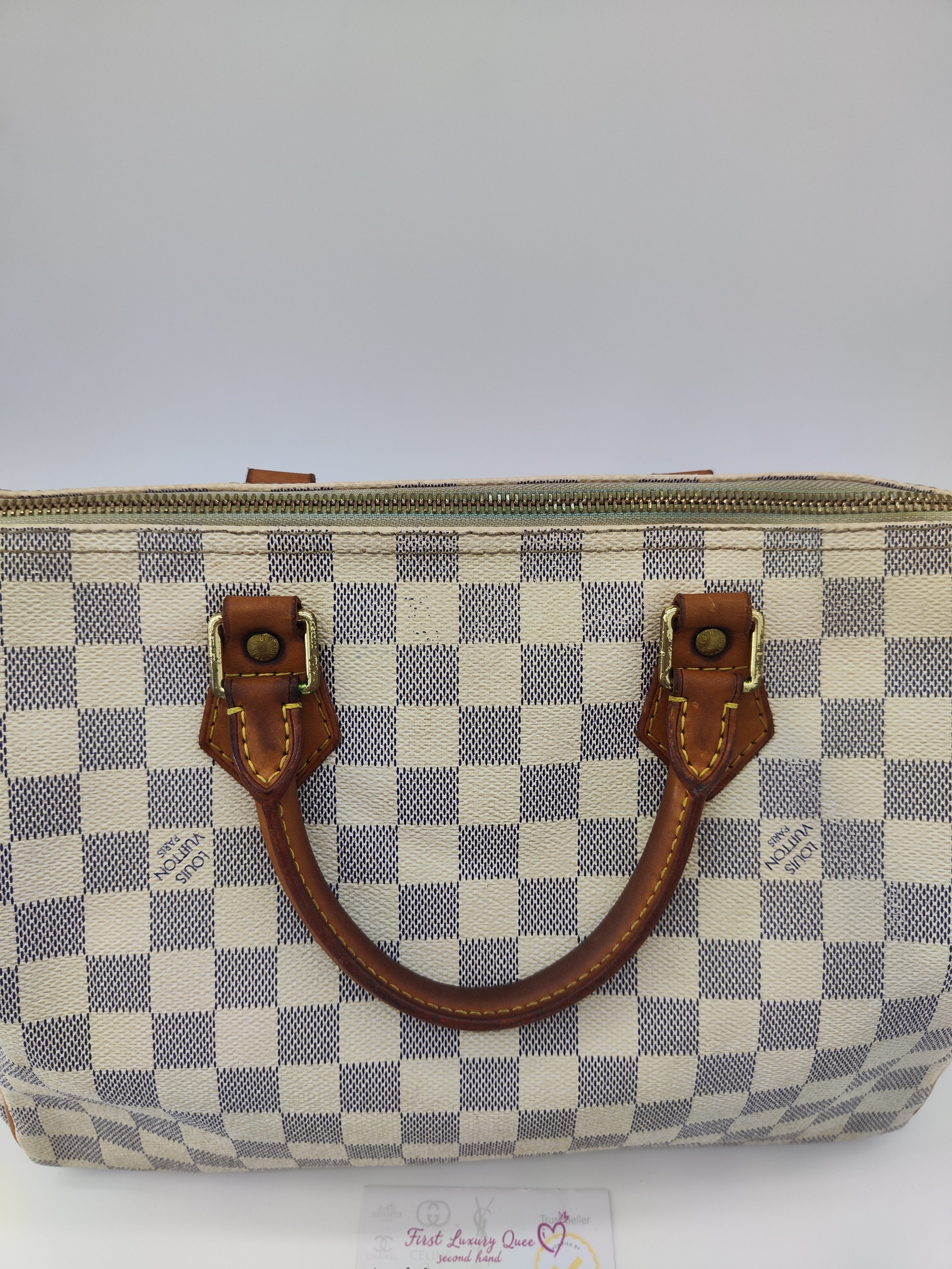 Speedy 30 damier d'azur